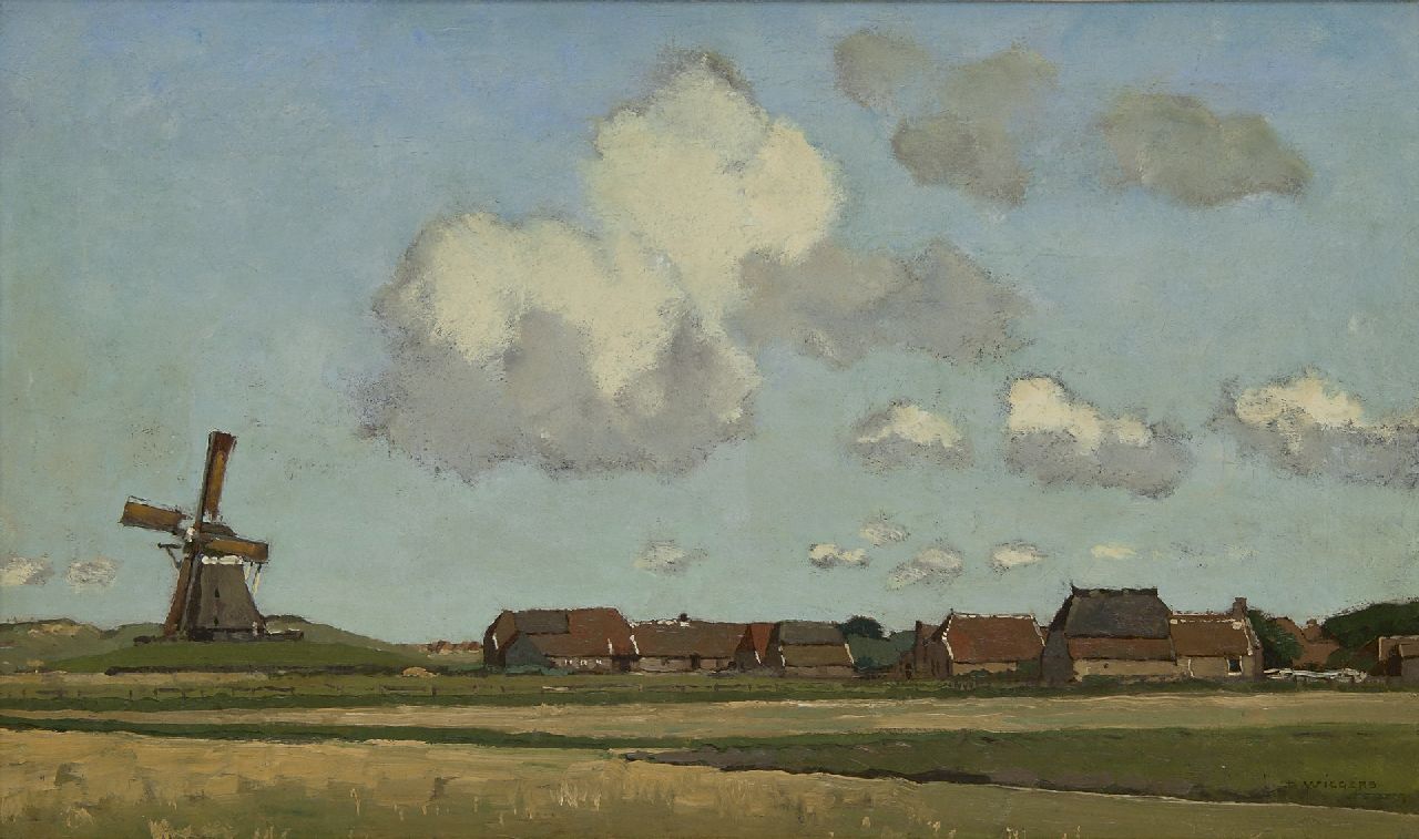 Wiggers D. | Dirk 'Derk' Wiggers | Schilderijen te koop aangeboden | Op Ameland, olieverf op doek 38,1 x 63,3 cm, gesigneerd rechtsonder Wiggers D. | Dirk 'Derk' Wiggers | Schilderijen te koop aangeboden | Op Ameland, olieverf op doek 38,1 x 63,3 cm, gesigneerd rechtsonder