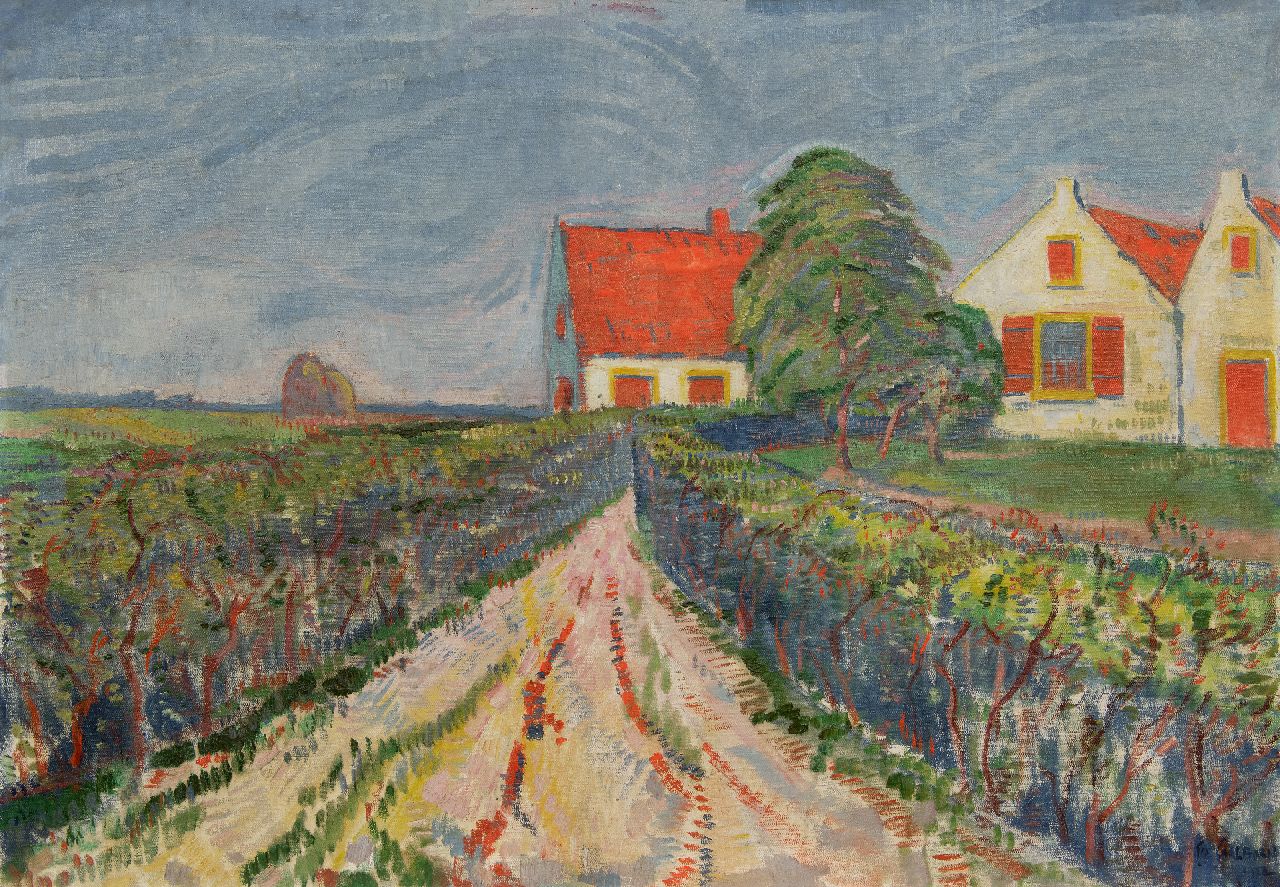 Saalborn L.A.A. | 'Louis' Alexander Abraham Saalborn, Zonnige dag in Bennekom, olieverf op doek 81,2 x 115,3 cm, gesigneerd rechtsonder en gedateerd 1913 Saalborn L.A.A. | 'Louis' Alexander Abraham Saalborn, Zonnige dag in Bennekom, olieverf op doek 81,2 x 115,3 cm, gesigneerd rechtsonder en gedateerd 1913