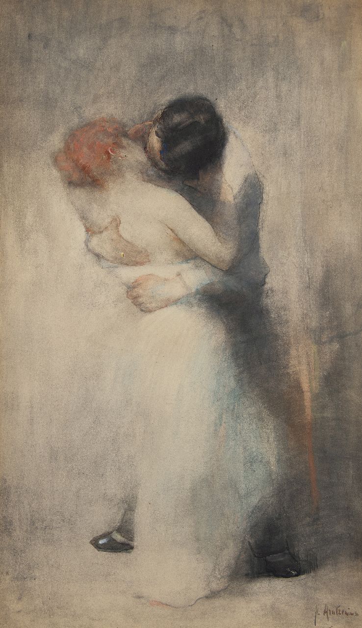 Arntzenius P.F.N.J. | Pieter Florentius Nicolaas Jacobus 'Floris' Arntzenius, Hartstocht, pastel en aquarel op papier 68,7 x 40,5 cm, gesigneerd rechtsonder en te dateren ca. 1892 Arntzenius P.F.N.J. | Pieter Florentius Nicolaas Jacobus 'Floris' Arntzenius, Hartstocht, pastel en aquarel op papier 68,7 x 40,5 cm, gesigneerd rechtsonder en te dateren ca. 1892