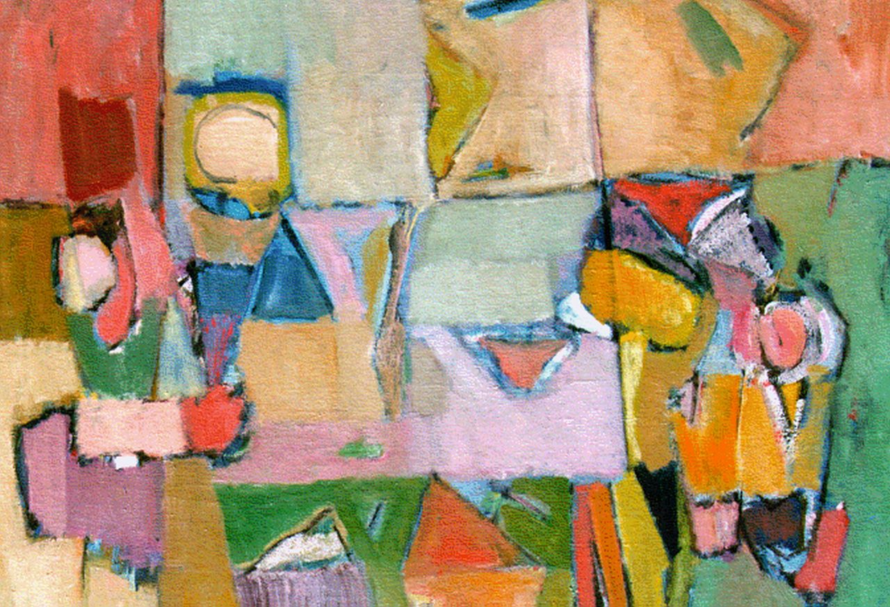 Velde G. van | Gerardus 'Geer' van Velde, Zonder titel, olieverf op doek 81,0 x 100,4 cm, gesigneerd rechtsonder mon Velde G. van | Gerardus 'Geer' van Velde, Zonder titel, olieverf op doek 81,0 x 100,4 cm, gesigneerd rechtsonder mon