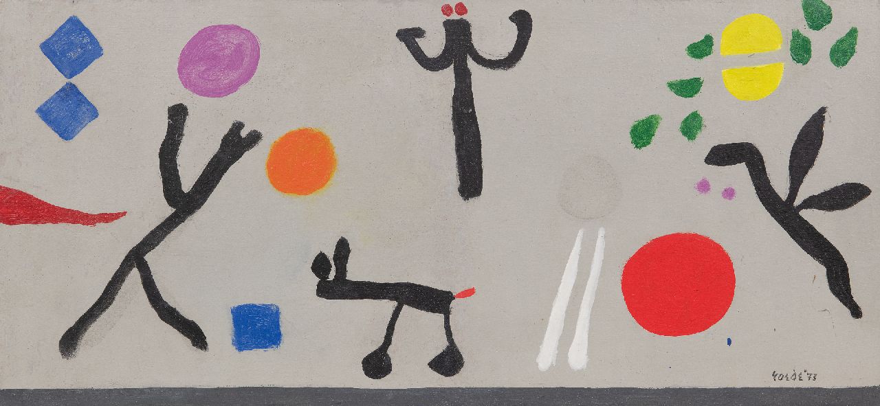 Roëde J. | Jan Roëde | Schilderijen te koop aangeboden | Zonder titel, olieverf op paneel 29,0 x 62,0 cm, gesigneerd rechtsonder en gedateerd '73 Roëde J. | Jan Roëde | Schilderijen te koop aangeboden | Zonder titel, olieverf op paneel 29,0 x 62,0 cm, gesigneerd rechtsonder en gedateerd '73