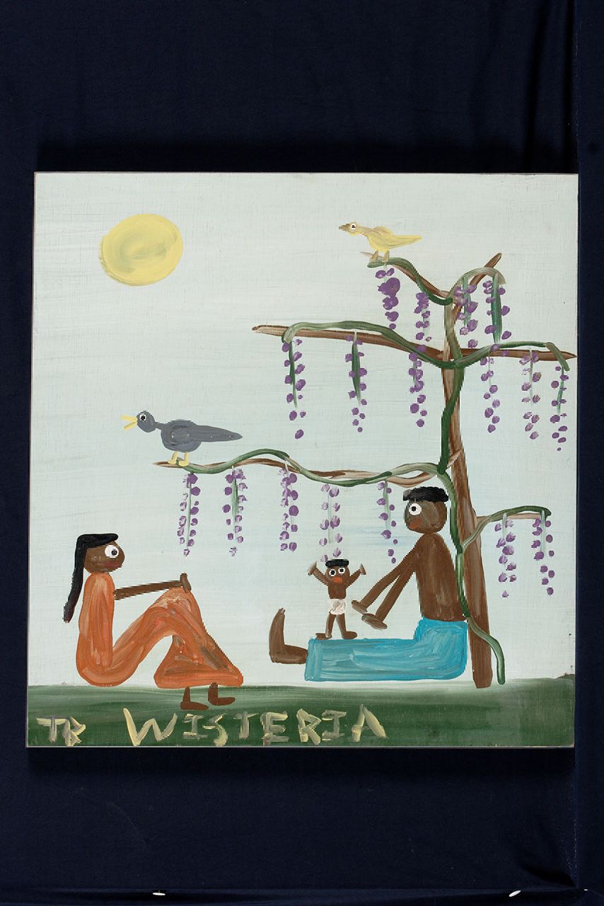 Brown T. | Timothy 'Tim' Brown, Wisteria, acryl op paneel 43,0 x 41,0 cm, gesigneerd linksonder met initialen Brown T. | Timothy 'Tim' Brown, Wisteria, acryl op paneel 43,0 x 41,0 cm, gesigneerd linksonder met initialen