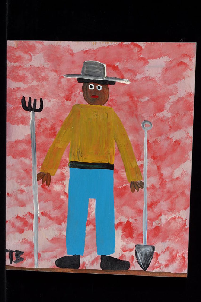 Brown T. | Timothy 'Tim' Brown, Zonder titel, acryl op paneel 47,0 x 38,0 cm, gesigneerd linksonder met initialen Brown T. | Timothy 'Tim' Brown, Zonder titel, acryl op paneel 47,0 x 38,0 cm, gesigneerd linksonder met initialen