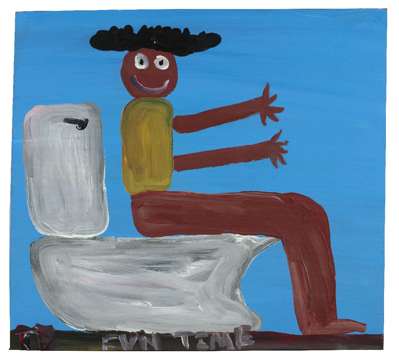Brown T. | Timothy 'Tim' Brown | Schilderijen te koop aangeboden | Fun time, acryl op paneel 38,0 x 42,0 cm, gesigneerd linksonder met initialen en ca 1995 Brown T. | Timothy 'Tim' Brown | Schilderijen te koop aangeboden | Fun time, acryl op paneel 38,0 x 42,0 cm, gesigneerd linksonder met initialen en ca 1995
