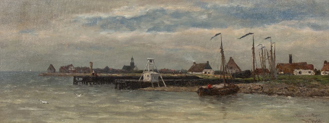 Roelofs W. | Willem Roelofs, Oude-Schild Ile de Texel, olieverf op doek 57,5 x 150,5 cm, gesigneerd rechtsonder Roelofs W. | Willem Roelofs, Oude-Schild Ile de Texel, olieverf op doek 57,5 x 150,5 cm, gesigneerd rechtsonder