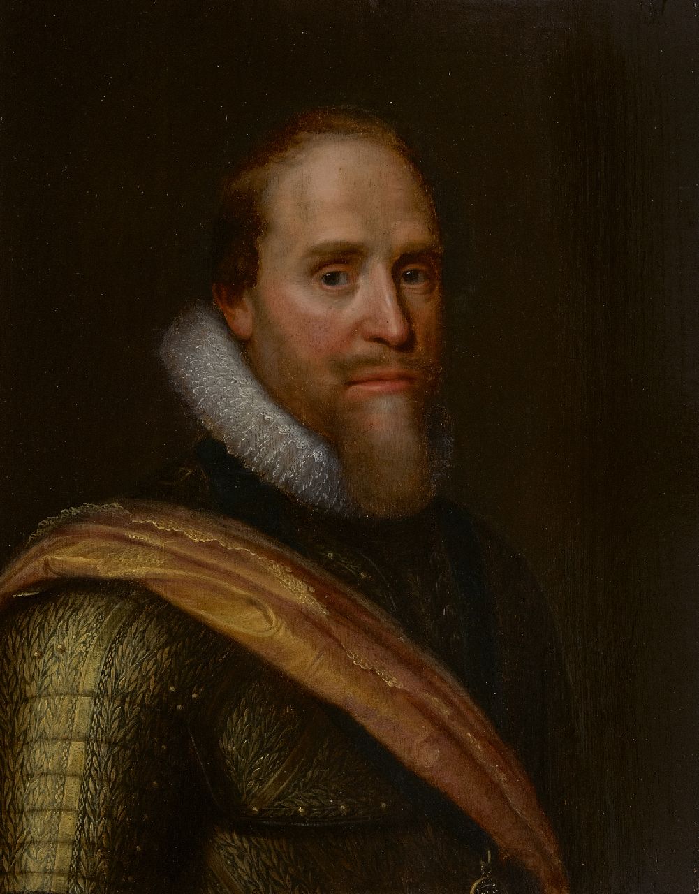 Michiel Jansz. van Mierevelt (atelier van) | Portret van Maurits, Prins van Oranje-Nassau, olieverf op doek, 63,5 x 50,8 cm Michiel Jansz. van Mierevelt (atelier van) | Portret van Maurits, Prins van Oranje-Nassau, olieverf op doek, 63,5 x 50,8 cm