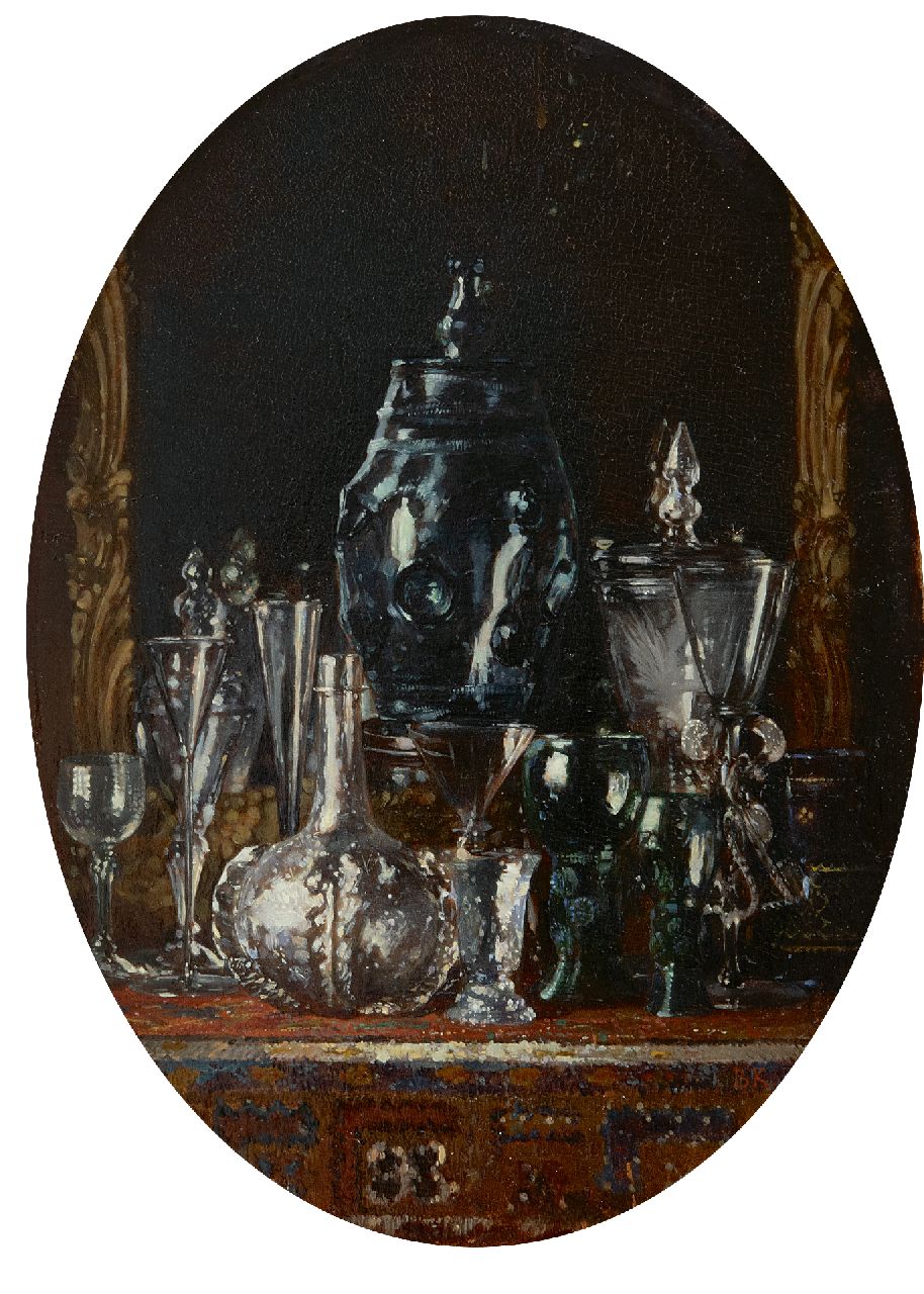 Bakker Korff A.H. | Alexander Hugo Bakker Korff | Schilderijen te koop aangeboden | Verreries, olieverf op paneel 16,5 x 12,0 cm, gesigneerd rechtsonder met initialen en verso op etiket voluit en verso op etiket gedateerd 1875 Bakker Korff A.H. | Alexander Hugo Bakker Korff | Schilderijen te koop aangeboden | Verreries, olieverf op paneel 16,5 x 12,0 cm, gesigneerd rechtsonder met initialen en verso op etiket voluit en verso op etiket gedateerd 1875