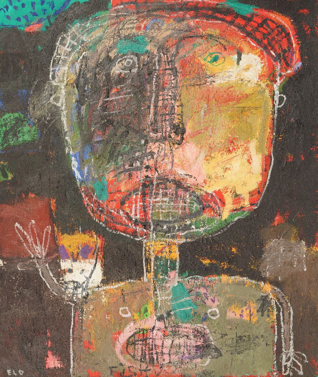Eloyan A. | Armen Eloyan, Zonder titel, olieverf op doek 130,3 x 110,0 cm, gesigneerd linksonder en verso Eloyan A. | Armen Eloyan, Zonder titel, olieverf op doek 130,3 x 110,0 cm, gesigneerd linksonder en verso