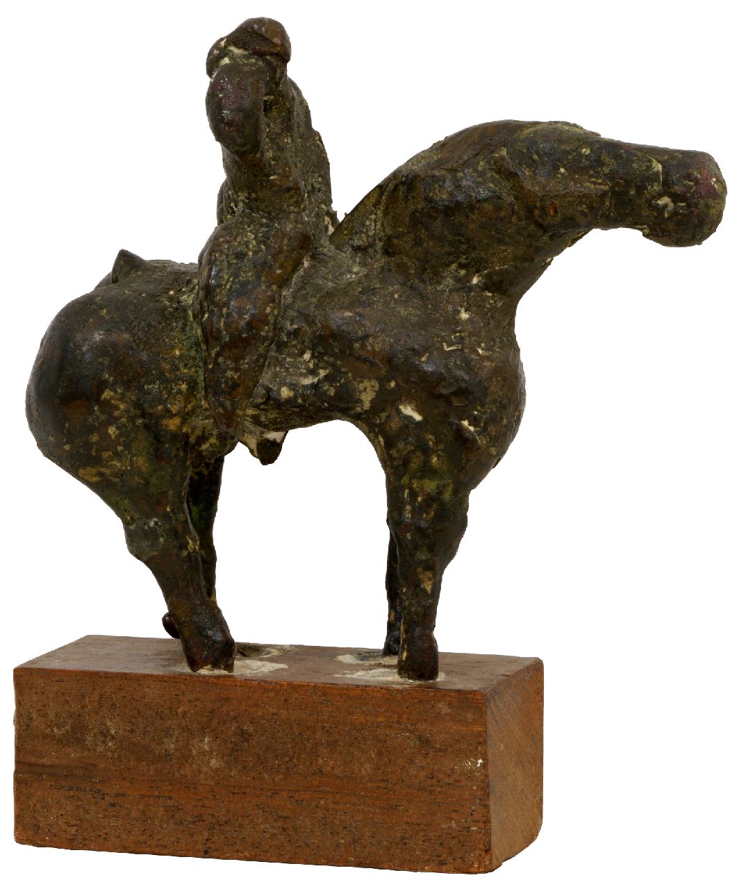 Spronken A.J.E. | 'Arthur' Jan Elisa Spronken | Beelden en objecten te koop aangeboden | Ruiter te paard, brons 16,0 x 13,0 cm, gesigneerd op onderzijde en gedateerd 1963 Spronken A.J.E. | 'Arthur' Jan Elisa Spronken | Beelden en objecten te koop aangeboden | Ruiter te paard, brons 16,0 x 13,0 cm, gesigneerd op onderzijde en gedateerd 1963