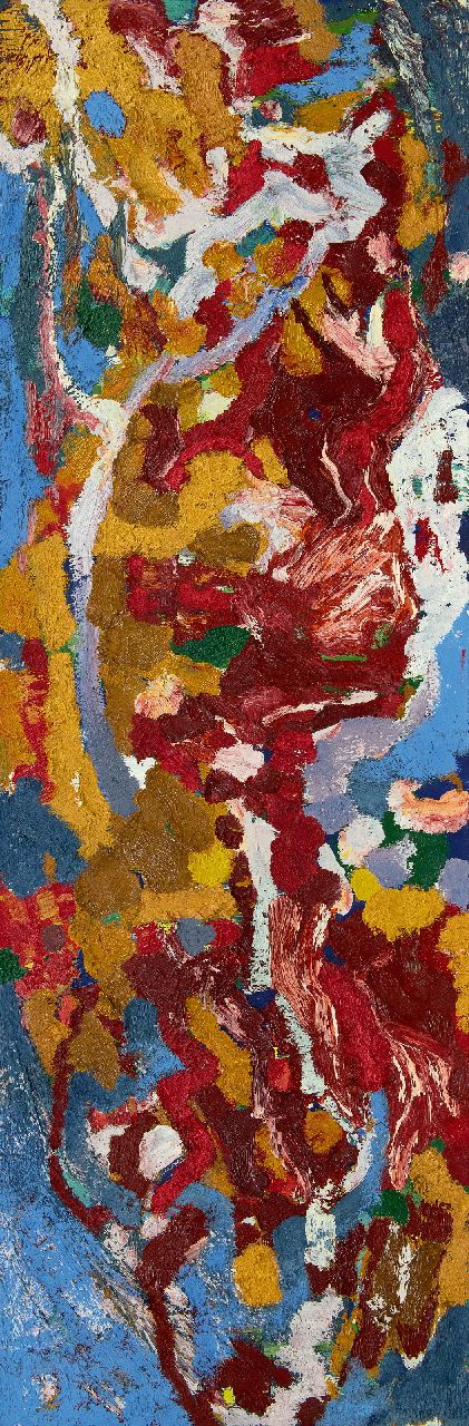 Hunziker F. | Frieda Hunziker, Fata morgana, olieverf op doek 150,0 x 50,0 cm, gesigneerd op spieraam en te dateren ca. 1960 Hunziker F. | Frieda Hunziker, Fata morgana, olieverf op doek 150,0 x 50,0 cm, gesigneerd op spieraam en te dateren ca. 1960
