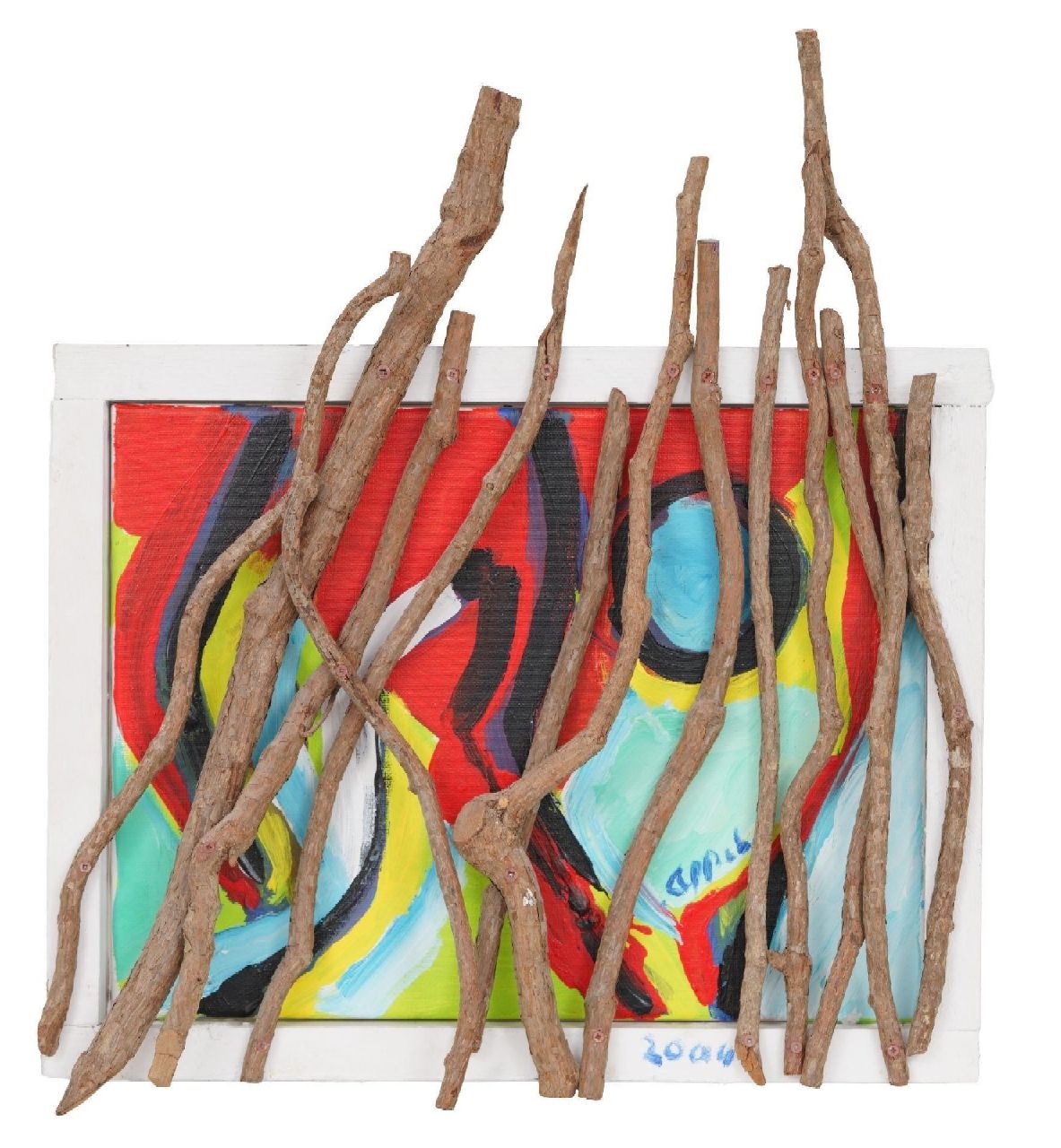 Appel C.K. | Christiaan 'Karel' Appel | te koop aangeboden | Tuinen Amsterdam gezien door het Amsterdams Bos, acryl op doek en hout 35,8 x 45,7 cm, gesigneerd rechtsonder en gedateerd 2004 Appel C.K. | Christiaan 'Karel' Appel | te koop aangeboden | Tuinen Amsterdam gezien door het Amsterdams Bos, acryl op doek en hout 35,8 x 45,7 cm, gesigneerd rechtsonder en gedateerd 2004