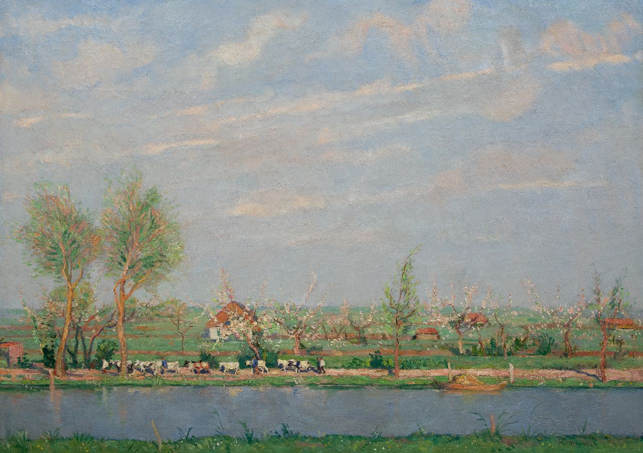 Poortenaar J.C. | 'Jan' Christiaan Poortenaar | Schilderijen te koop aangeboden | Lente, olieverf op doek 100,6 x 140,2 cm, gesigneerd rechtsonder en zonder lijst Poortenaar J.C. | 'Jan' Christiaan Poortenaar | Schilderijen te koop aangeboden | Lente, olieverf op doek 100,6 x 140,2 cm, gesigneerd rechtsonder en zonder lijst