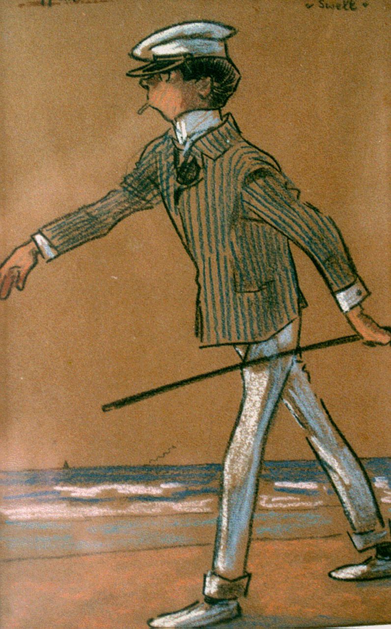 Sluiter J.W. | Jan Willem 'Willy' Sluiter, Swell, pastel op papier 23,0 x 16,0 cm, gesigneerd linksboven Sluiter J.W. | Jan Willem 'Willy' Sluiter, Swell, pastel op papier 23,0 x 16,0 cm, gesigneerd linksboven