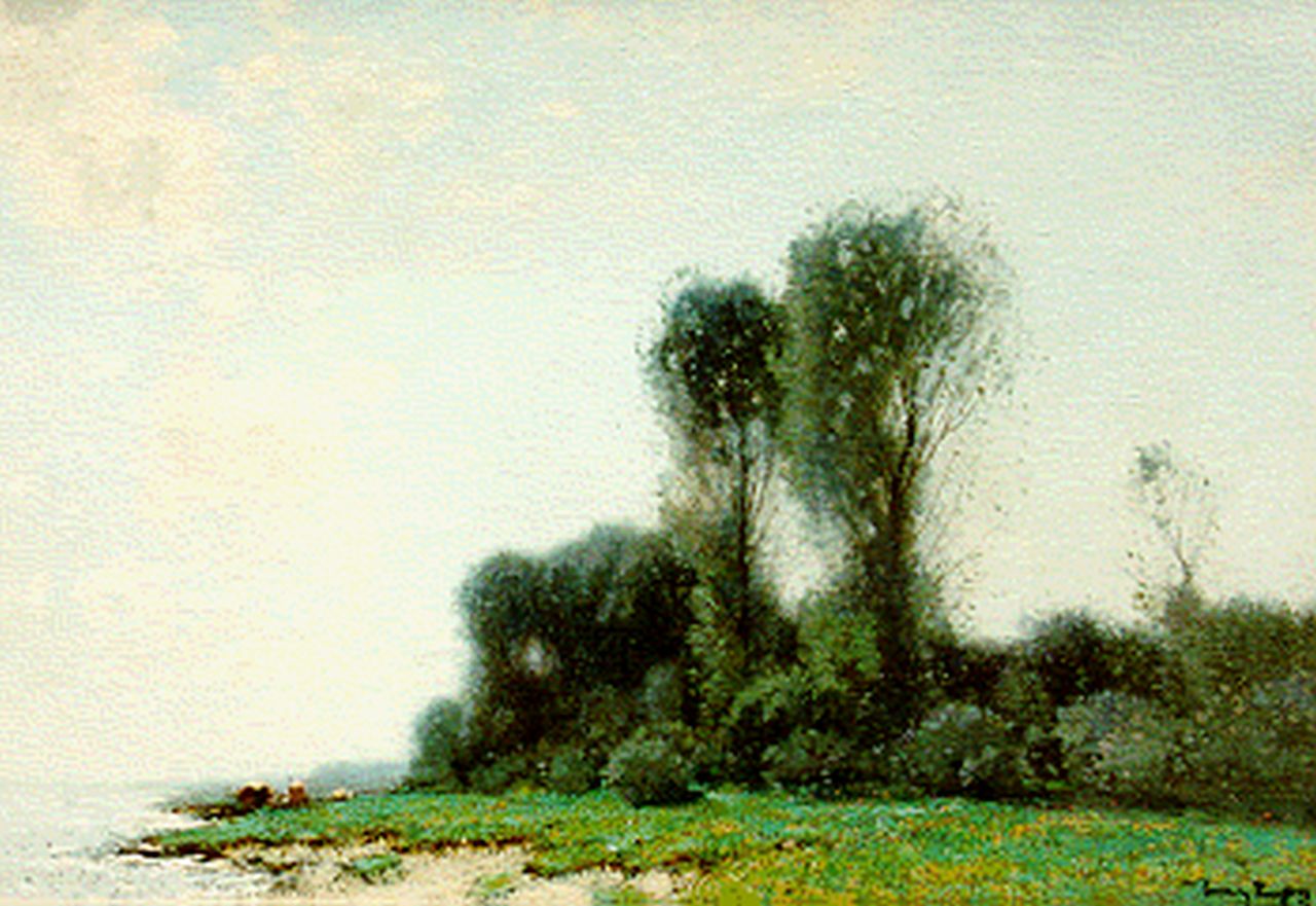 Kuijpers C. | Cornelis Kuijpers, Koeien in mistig landschap, olieverf op doek 45,0 x 60,0 cm, gesigneerd rechtsonder Kuijpers C. | Cornelis Kuijpers, Koeien in mistig landschap, olieverf op doek 45,0 x 60,0 cm, gesigneerd rechtsonder