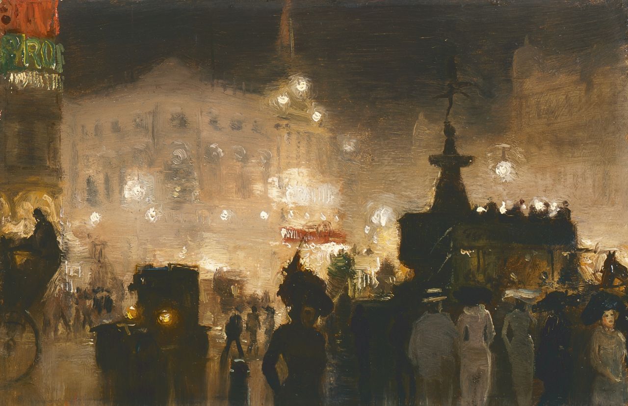 Hyde-Pownall G. | George Hyde-Pownall, Piccadilly Circus, 15,0 x 23,3 cm Hyde-Pownall G. | George Hyde-Pownall, Piccadilly Circus, 15,0 x 23,3 cm