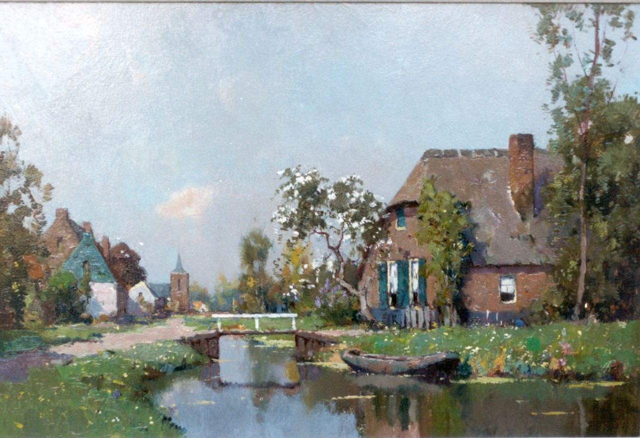 Ligtelijn E.J.  | Evert Jan Ligtelijn, Loenen aan de Vecht, 32,6 x 48,2 cm
