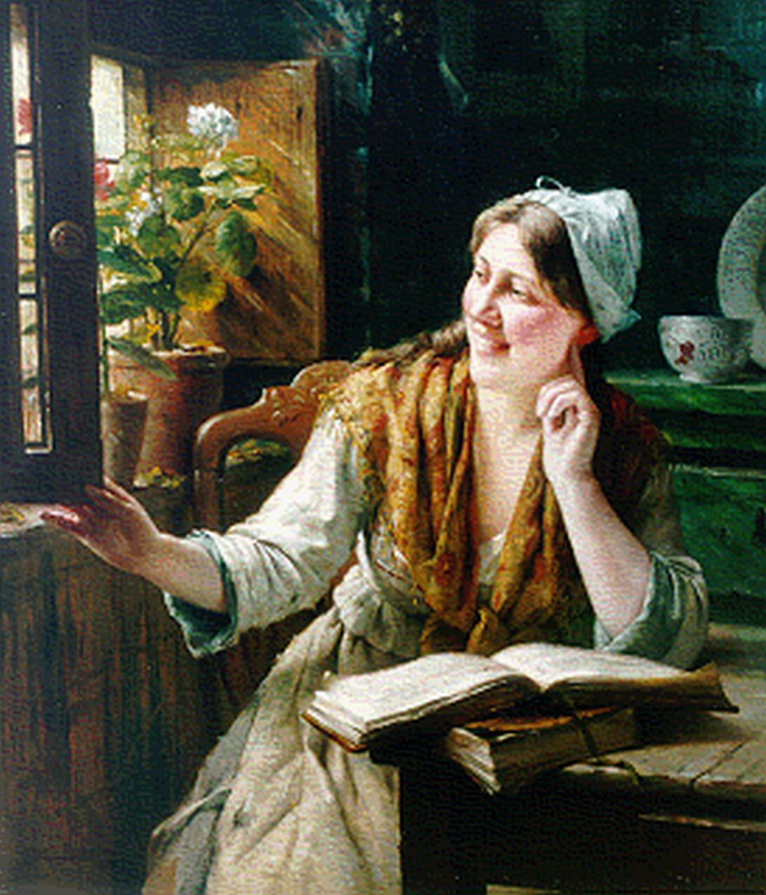 Portielje E.A. | 'Edward' Antoon Portielje, Een prachtige morgen, olieverf op doek 82,5 x 71,5 cm, gesigneerd linksonder en gedateerd 1898 Portielje E.A. | 'Edward' Antoon Portielje, Een prachtige morgen, olieverf op doek 82,5 x 71,5 cm, gesigneerd linksonder en gedateerd 1898