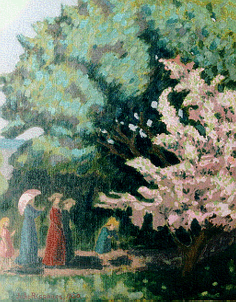 Rissanen J.V. | Juho Vilho Rissanen, Zondagse wandeling, 69,7 x 55,8 cm, gesigneerd linksonder en te dateren ca. 1920 Rissanen J.V. | Juho Vilho Rissanen, Zondagse wandeling, 69,7 x 55,8 cm, gesigneerd linksonder en te dateren ca. 1920
