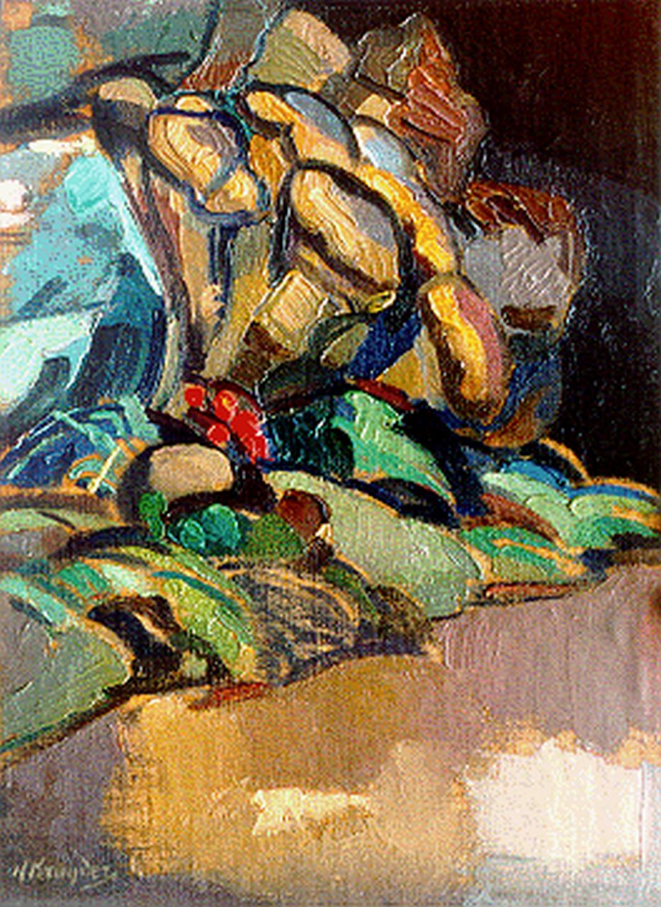 Kruyder H.J. | 'Herman' Justus Kruyder, Paddestoelen, olieverf op doek op schildersboard 34,3 x 25,4 cm, gesigneerd linksonder Kruyder H.J. | 'Herman' Justus Kruyder, Paddestoelen, olieverf op doek op schildersboard 34,3 x 25,4 cm, gesigneerd linksonder