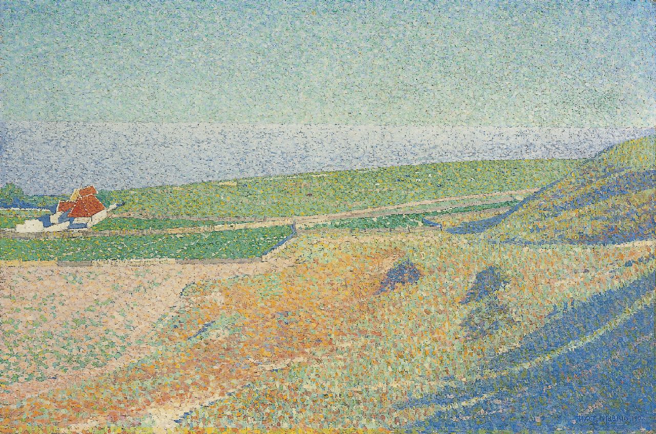 Hart Nibbrig F. | Ferdinand Hart Nibbrig, Vlieland, olieverf op doek 40,0 x 60,0 cm, gesigneerd rechtsonder en gedateerd 1902 Hart Nibbrig F. | Ferdinand Hart Nibbrig, Vlieland, olieverf op doek 40,0 x 60,0 cm, gesigneerd rechtsonder en gedateerd 1902