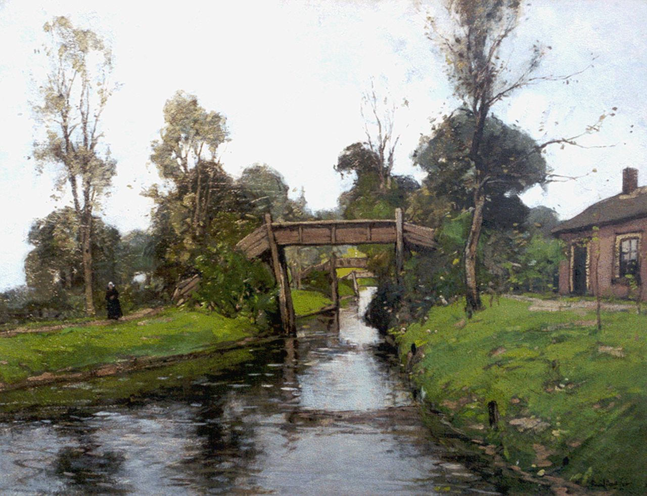 Bodifée J.P.P. | Johannes Petrus Paulus 'Paul' Bodifée, Giethoorn, olieverf op doek 50,3 x 65,3 cm, gesigneerd rechtsonder Bodifée J.P.P. | Johannes Petrus Paulus 'Paul' Bodifée, Giethoorn, olieverf op doek 50,3 x 65,3 cm, gesigneerd rechtsonder