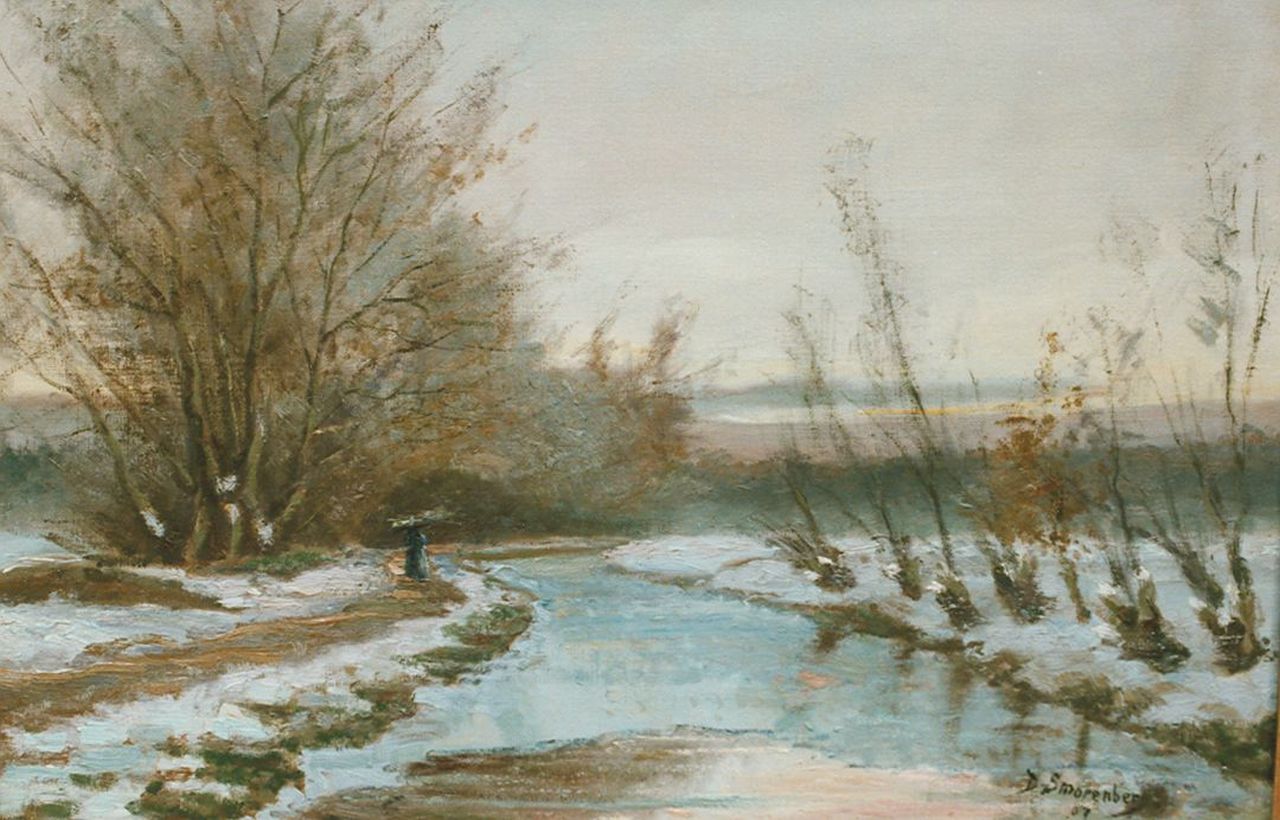 Smorenberg D. | Dirk Smorenberg, Vaart in de winter, olieverf op doek 40,5 x 60,5 cm, gesigneerd rechtsonder en gedateerd '07 Smorenberg D. | Dirk Smorenberg, Vaart in de winter, olieverf op doek 40,5 x 60,5 cm, gesigneerd rechtsonder en gedateerd '07