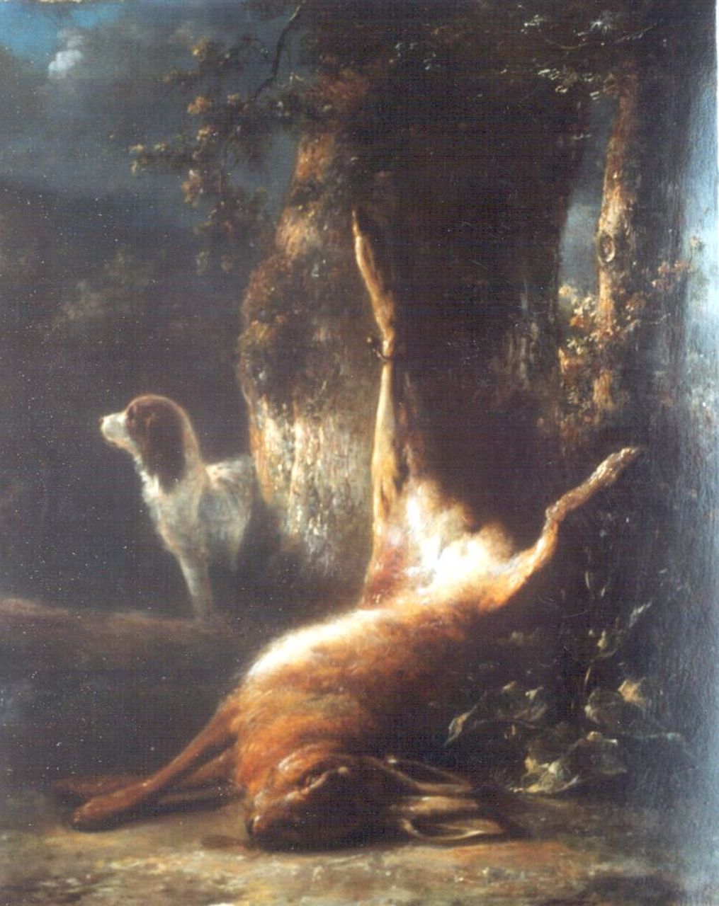 Esman J. | Joannes Esman | Schilderijen te koop aangeboden | Op zoek naar prooi (toegeschreven aan), olieverf op paneel 38,4 x 30,5 cm Esman J. | Joannes Esman | Schilderijen te koop aangeboden | Op zoek naar prooi (toegeschreven aan), olieverf op paneel 38,4 x 30,5 cm