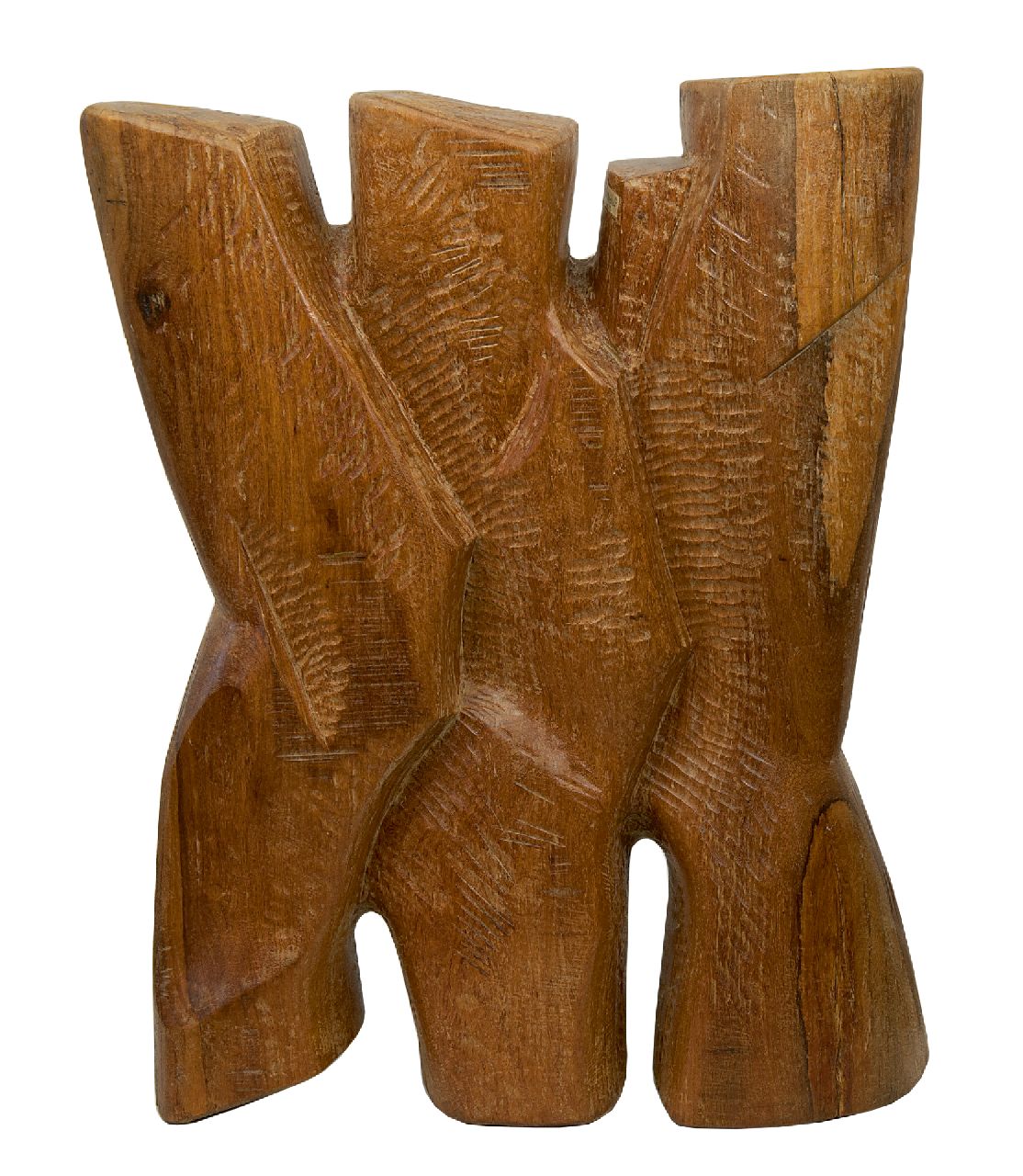 Breetvelt A.  | Adolf 'Dolf' Breetvelt | Beelden en objecten te koop aangeboden | Drie-eenheid, hout 60,5 x 47,0 cm, gesigneerd op achterzijde