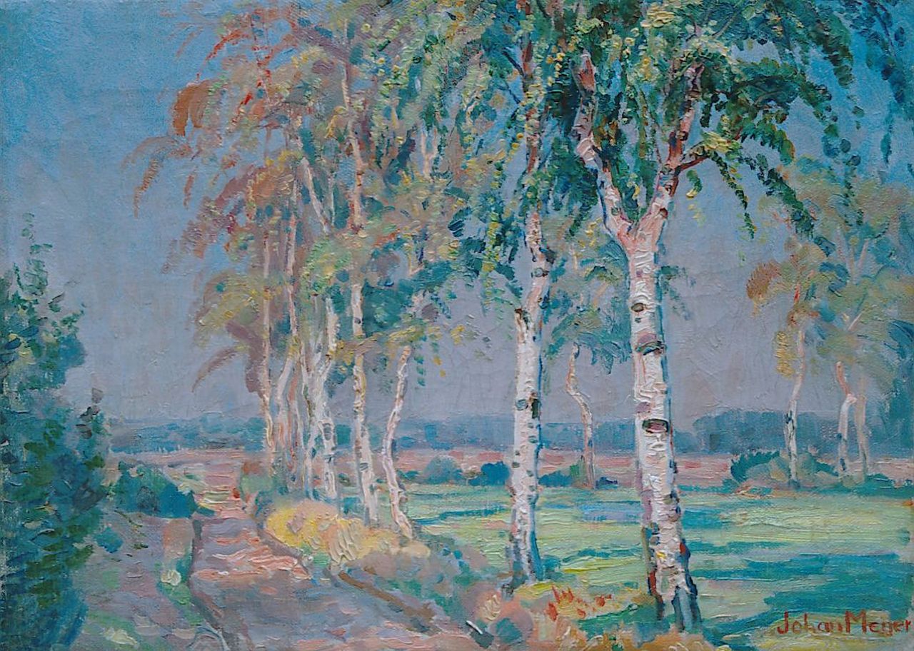 Meijer J.  | Johannes 'Johan' Meijer, September, olieverf op doek 26,4 x 36,7 cm, gesigneerd rechtsonder