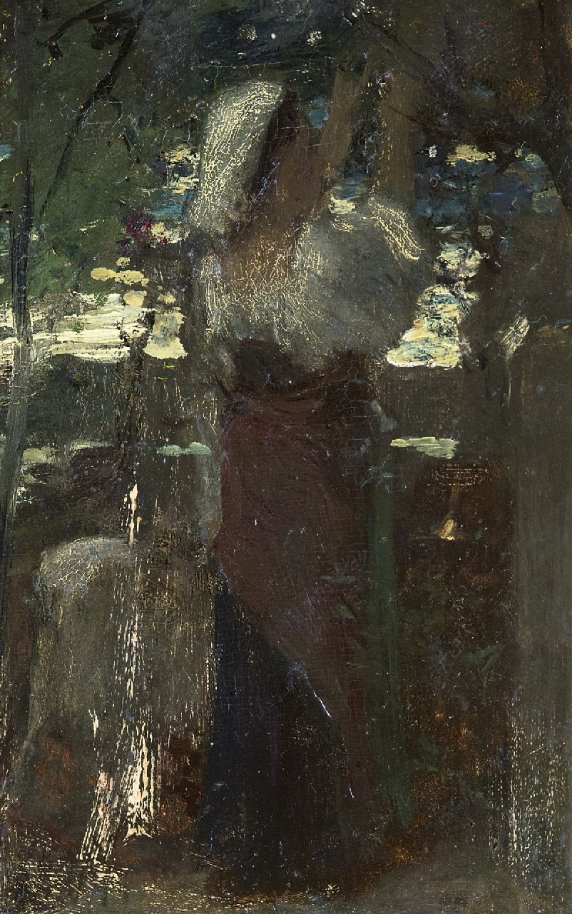 Maris J.H. | Jacobus Hendricus 'Jacob' Maris, Italienne, olieverf op paneel 23,4 x 15,7 cm, te dateren 1867-1868 Maris J.H. | Jacobus Hendricus 'Jacob' Maris, Italienne, olieverf op paneel 23,4 x 15,7 cm, te dateren 1867-1868