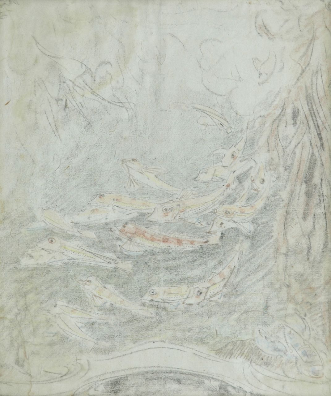 Dijsselhof G.W. | Gerrit Willem Dijsselhof, Rode ponen, kleurpotlood en krijt op papier 25,5 x 21,5 cm Dijsselhof G.W. | Gerrit Willem Dijsselhof, Rode ponen, kleurpotlood en krijt op papier 25,5 x 21,5 cm