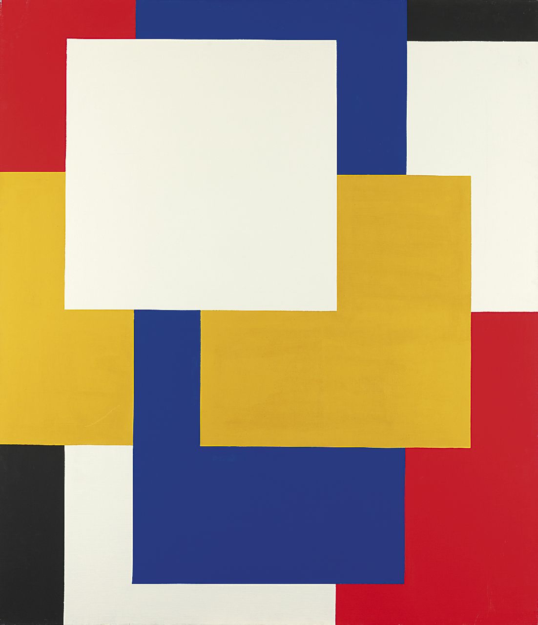 Berg S.R. van den | Sybren Ridsert 'Siep' van den Berg, Compositie, olieverf op doek 150,0 x 130,0 cm, gesigneerd op spieraam met initialen en te dateren jaren '70 Berg S.R. van den | Sybren Ridsert 'Siep' van den Berg, Compositie, olieverf op doek 150,0 x 130,0 cm, gesigneerd op spieraam met initialen en te dateren jaren '70