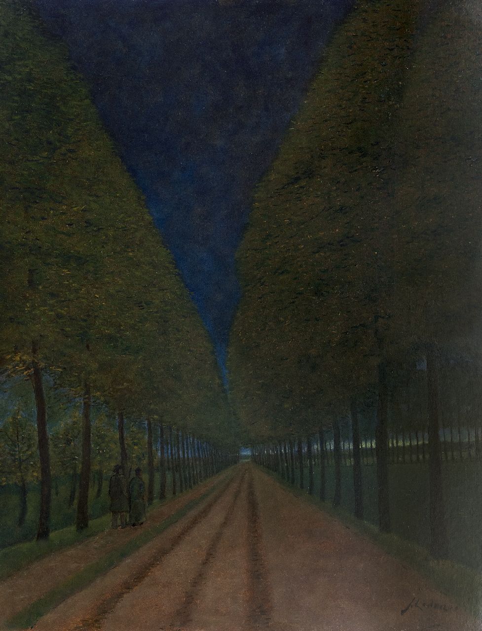 Lodeizen J.  | Johannes 'Jo' Lodeizen, De weg, olieverf op board 90,0 x 70,0 cm, gesigneerd rechtsonder