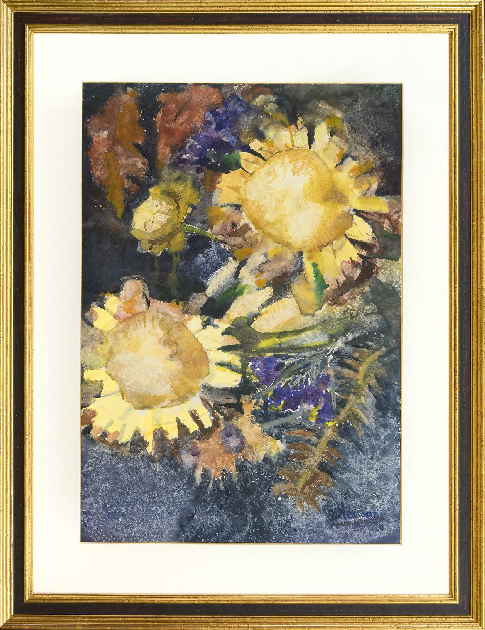 Tollenaar J.  | Janny Tollenaar | Aquarellen en tekeningen te koop aangeboden | Prothea's, ecoline inkt op papier 51,2 x 73,2 cm, gesigneerd rechtsonder