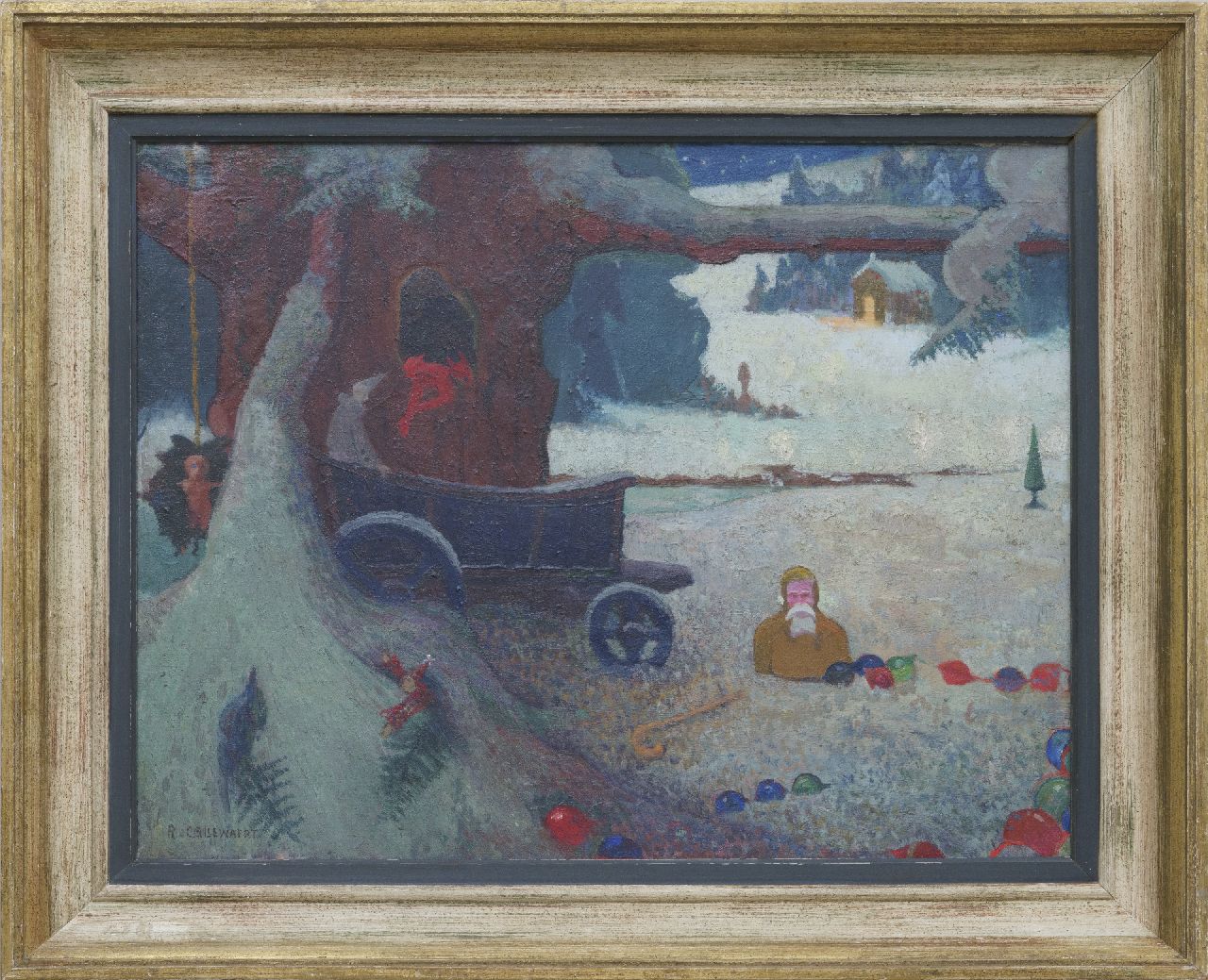 Callewaert K.R.  | Karel René 'Natus' Callewaert, De schilders droom, olieverf op doek 50,1 x 63,9 cm, gesigneerd linksonder