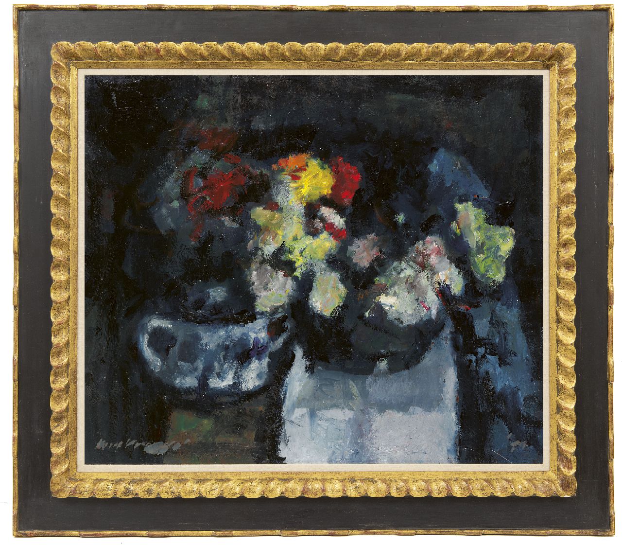 Verwey K. | Kees Verwey | Schilderijen te koop aangeboden | Bloemstilleven, olieverf op doek 60,2 x 70,5 cm, gesigneerd linksonder Verwey K. | Kees Verwey | Schilderijen te koop aangeboden | Bloemstilleven, olieverf op doek 60,2 x 70,5 cm, gesigneerd linksonder