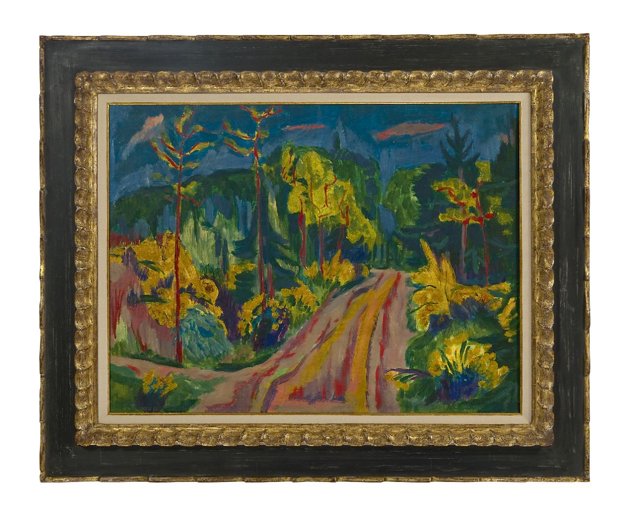 Wiegers J. | Jan Wiegers, Landschap in de bergen, wasverf op doek 52,2 x 68,3 cm, gesigneerd rechtsonder en gedateerd '27 Wiegers J. | Jan Wiegers, Landschap in de bergen, wasverf op doek 52,2 x 68,3 cm, gesigneerd rechtsonder en gedateerd '27