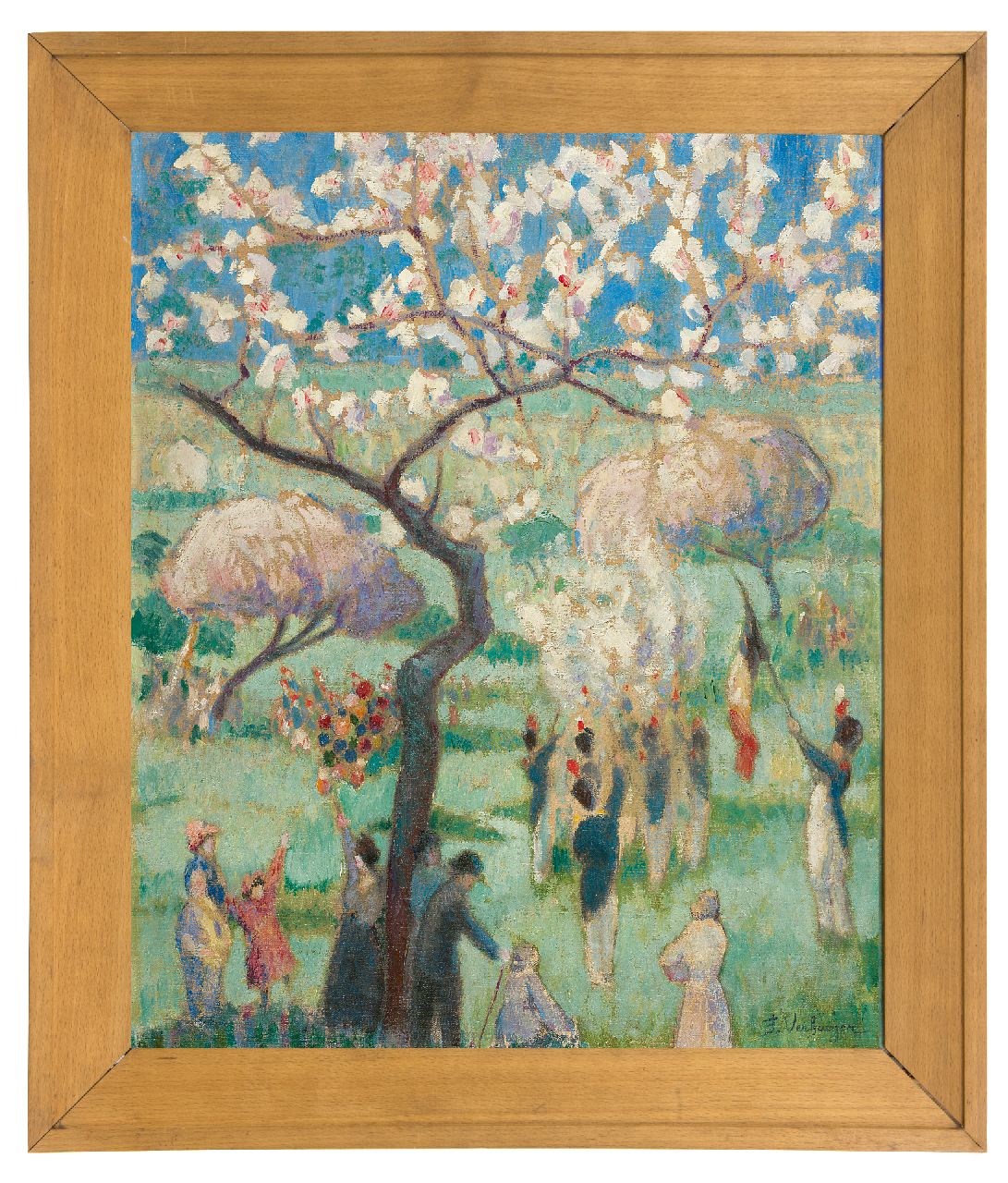 Verhaegen F. | Fernand Verhaegen | Schilderijen te koop aangeboden | Het feest van Sainte Rolende, Gerpinnes, olieverf op doek 54,5 x 44,7 cm, gesigneerd rechtsonder en te dateren ca. 1913 Verhaegen F. | Fernand Verhaegen | Schilderijen te koop aangeboden | Het feest van Sainte Rolende, Gerpinnes, olieverf op doek 54,5 x 44,7 cm, gesigneerd rechtsonder en te dateren ca. 1913