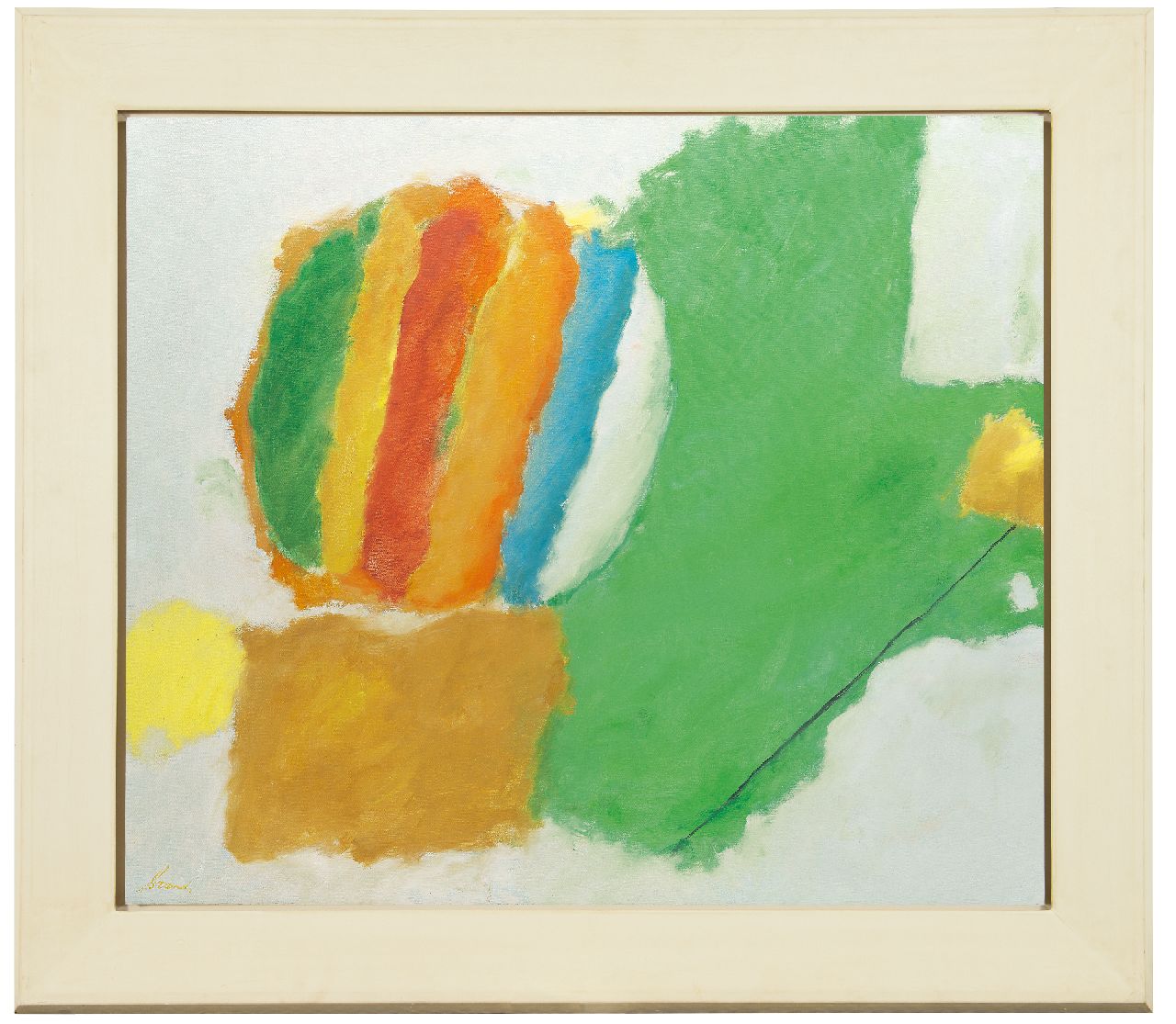 Brands E.A.M. | Eugenius Antonius Maria 'Eugène' Brands | Schilderijen te koop aangeboden | Zon, olieverf op doek 85,0 x 100,2 cm, gesigneerd linksonder en verso gedateerd 1979 Brands E.A.M. | Eugenius Antonius Maria 'Eugène' Brands | Schilderijen te koop aangeboden | Zon, olieverf op doek 85,0 x 100,2 cm, gesigneerd linksonder en verso gedateerd 1979