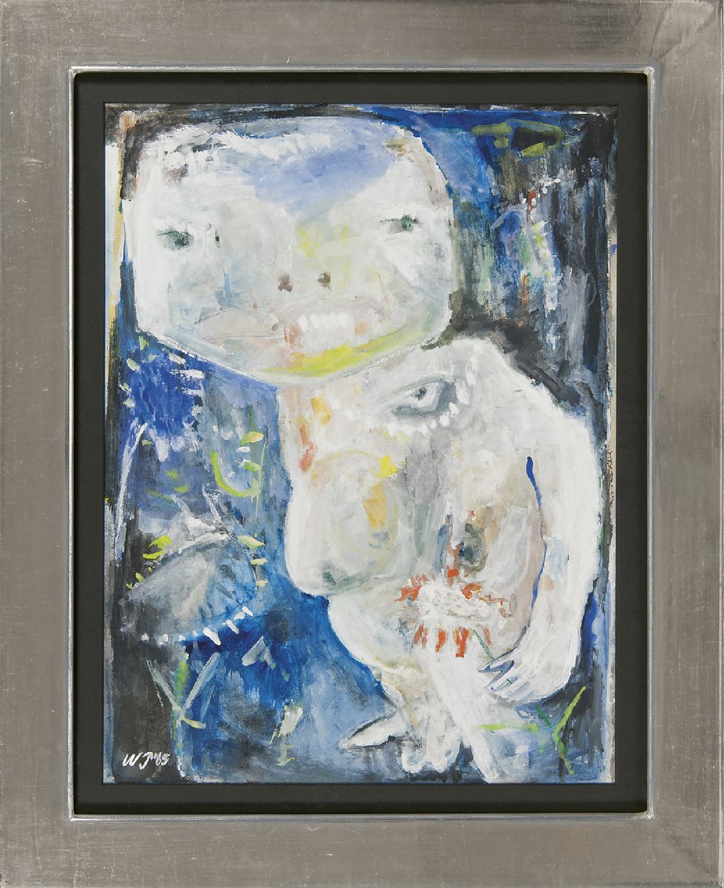 Piersma W. | Wouter Piersma | Aquarellen en tekeningen te koop aangeboden | La jardinière, gouache op papier 45,5 x 34,7 cm, gesigneerd linksonder met initialen en gedateerd '65 Piersma W. | Wouter Piersma | Aquarellen en tekeningen te koop aangeboden | La jardinière, gouache op papier 45,5 x 34,7 cm, gesigneerd linksonder met initialen en gedateerd '65