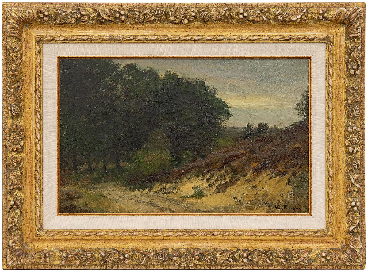 Kregten J.A.R.F. van | Johannes Aurelius Richard 'Fedor' van Kregten | Schilderijen te koop aangeboden | Drents landschap, olieverf op doek 34,2 x 54,5 cm, gesigneerd rechtsonder Kregten J.A.R.F. van | Johannes Aurelius Richard 'Fedor' van Kregten | Schilderijen te koop aangeboden | Drents landschap, olieverf op doek 34,2 x 54,5 cm, gesigneerd rechtsonder