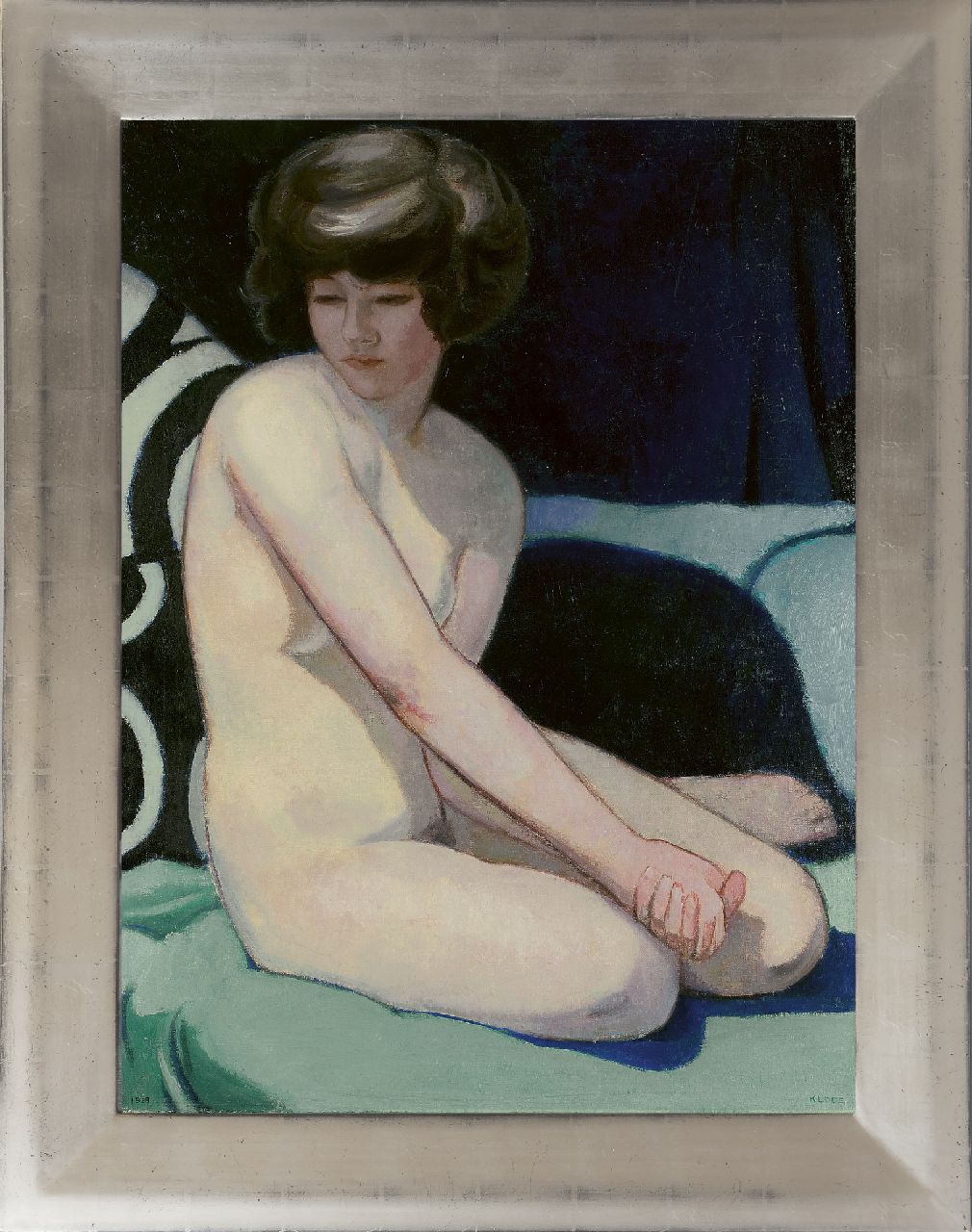Kloos C. | Cornelis Kloos | Schilderijen te koop aangeboden | Naakt en kussens, olieverf op doek 80,2 x 60,2 cm, gesigneerd rechtsonder en gedateerd 1928 Kloos C. | Cornelis Kloos | Schilderijen te koop aangeboden | Naakt en kussens, olieverf op doek 80,2 x 60,2 cm, gesigneerd rechtsonder en gedateerd 1928