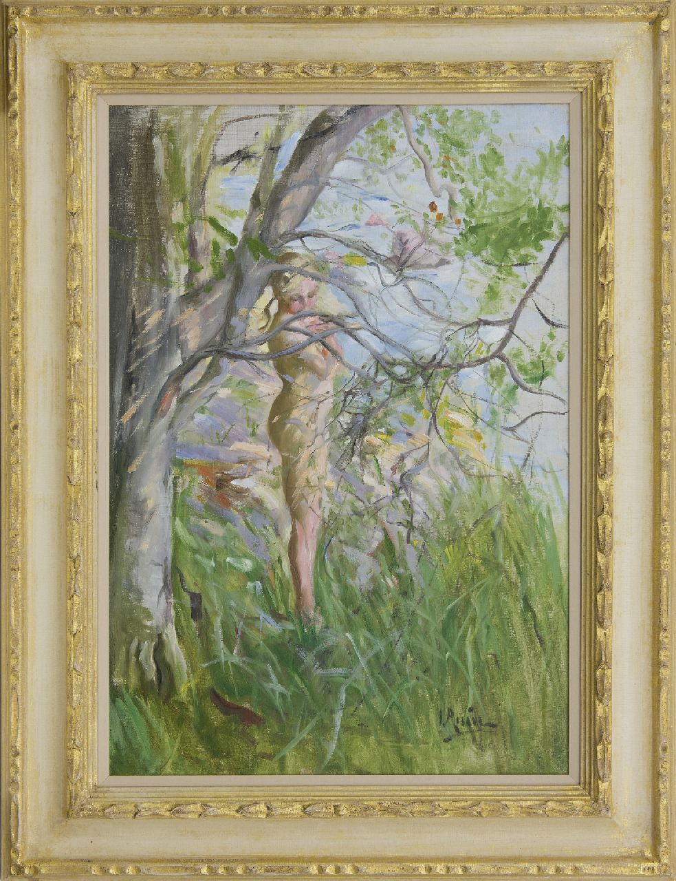 Ruin I.L.  | Ingrid Linnea Ruin, Baadster, olieverf op doek 73,2 x 50,2 cm, gesigneerd rechtsonder