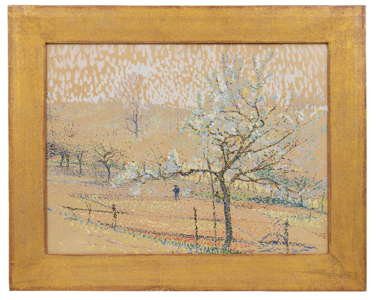 Raphael J.  | Joseph Raphael | Aquarellen en tekeningen te koop aangeboden | Zomerlandschap, aquarel op papier 54,0 x 72,5 cm, gesigneerd linksonder en gedateerd 1914