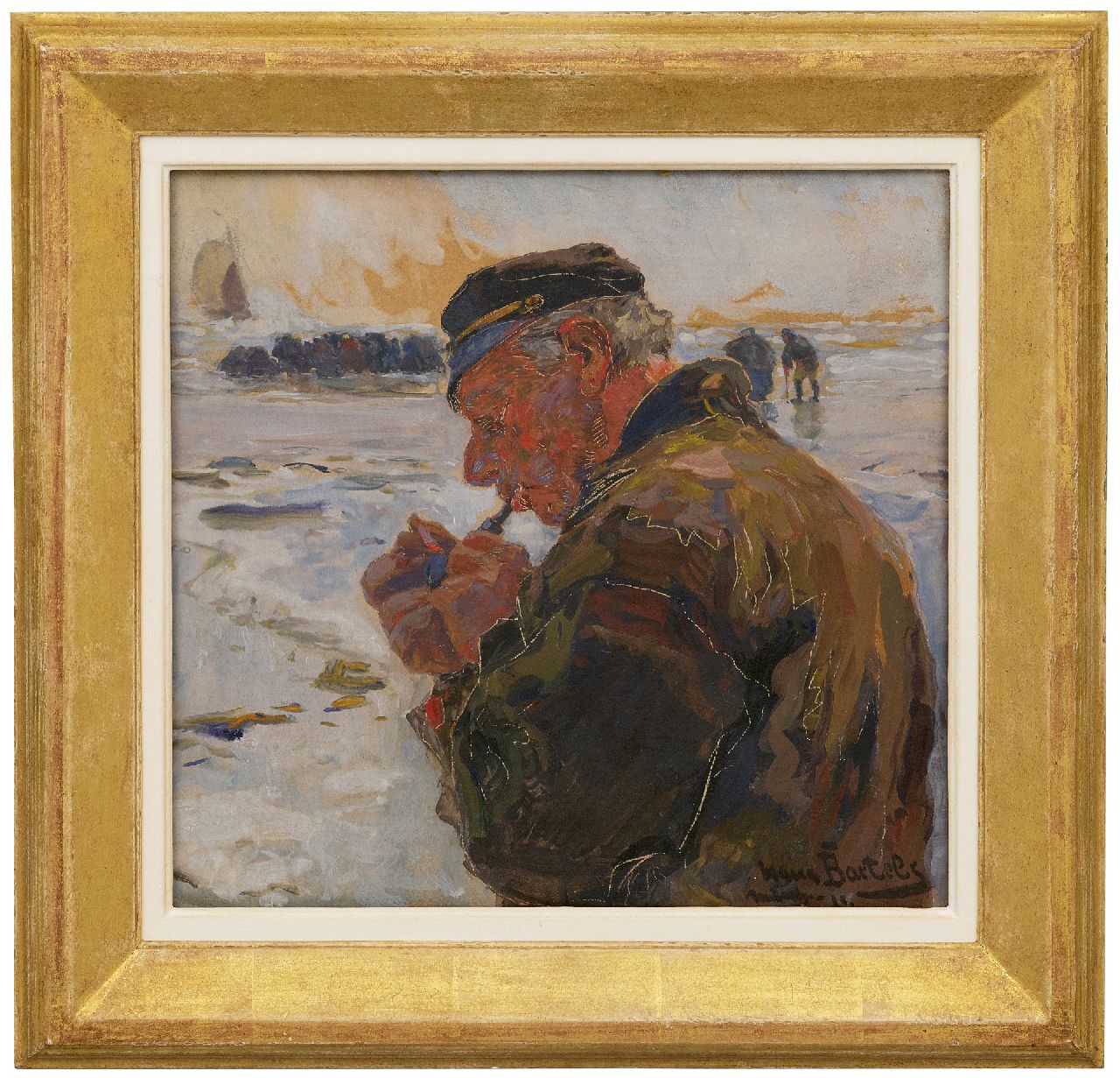 Bartels H. von | Hans von Bartels | Aquarellen en tekeningen te koop aangeboden | Een moment van rust, krijt, inkt en gouache op papier 30,0 x 31,0 cm, gesigneerd rechtsonder en gedateerd München '10 Bartels H. von | Hans von Bartels | Aquarellen en tekeningen te koop aangeboden | Een moment van rust, krijt, inkt en gouache op papier 30,0 x 31,0 cm, gesigneerd rechtsonder en gedateerd München '10