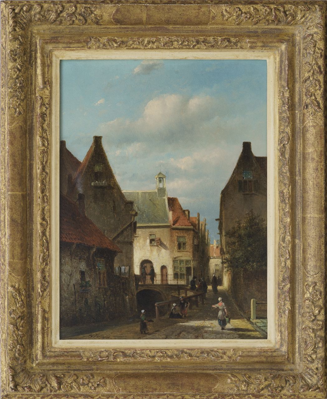 Vertin P.G. | Petrus Gerardus Vertin, Gezicht op het Zakkendragershuisje en het Achterwater te Delfshaven, Rotterdam, olieverf op paneel 33,7 x 24,7 cm, gesigneerd linksonder en gedateerd '56 Vertin P.G. | Petrus Gerardus Vertin, Gezicht op het Zakkendragershuisje en het Achterwater te Delfshaven, Rotterdam, olieverf op paneel 33,7 x 24,7 cm, gesigneerd linksonder en gedateerd '56