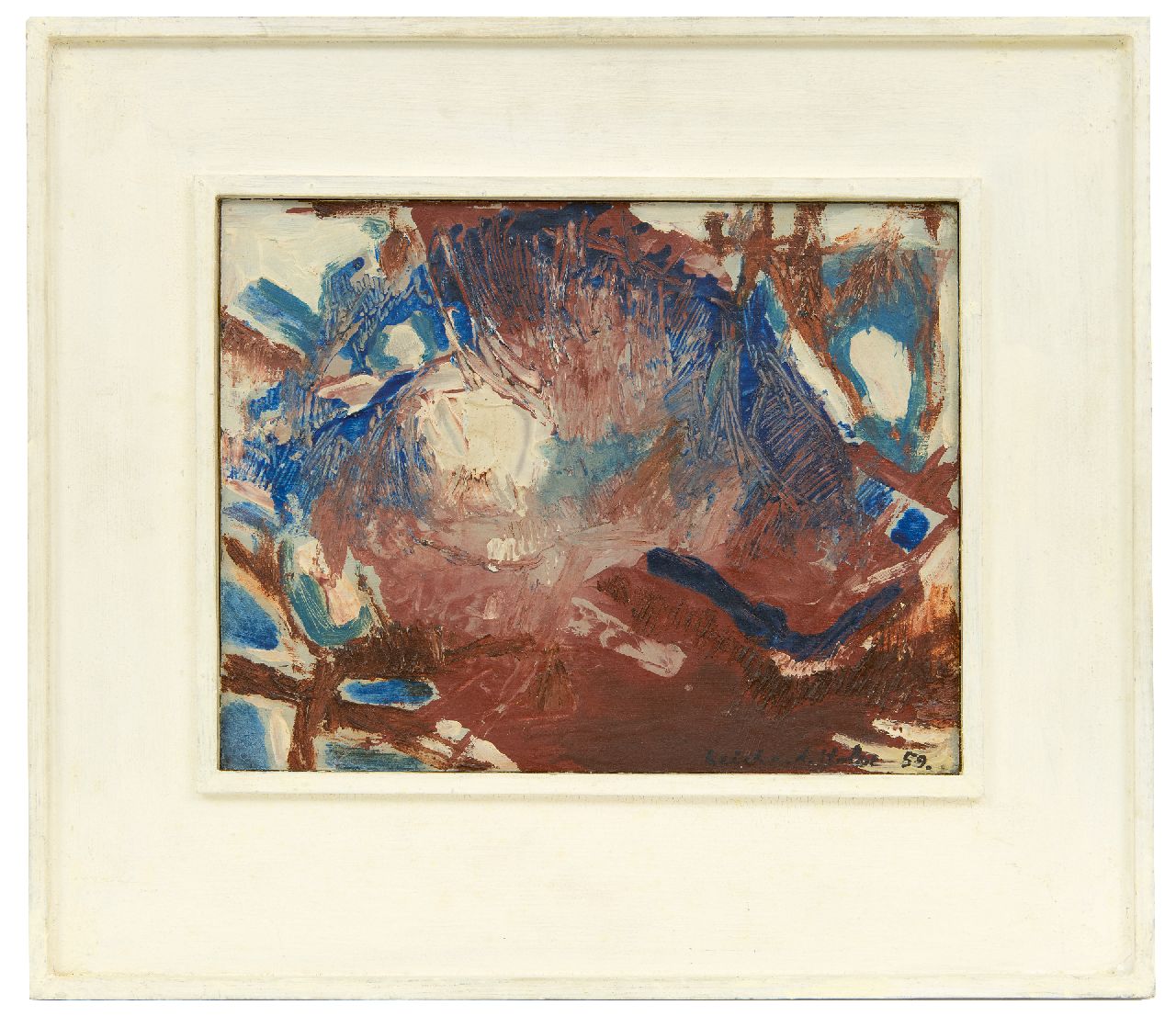 Reich an der Stolpe S.  | Siegfried Reich an der Stolpe | Schilderijen te koop aangeboden | Moorlicht, olieverf op paneel 20,8 x 27,1 cm, gesigneerd rechtsonder en gedateerd '59