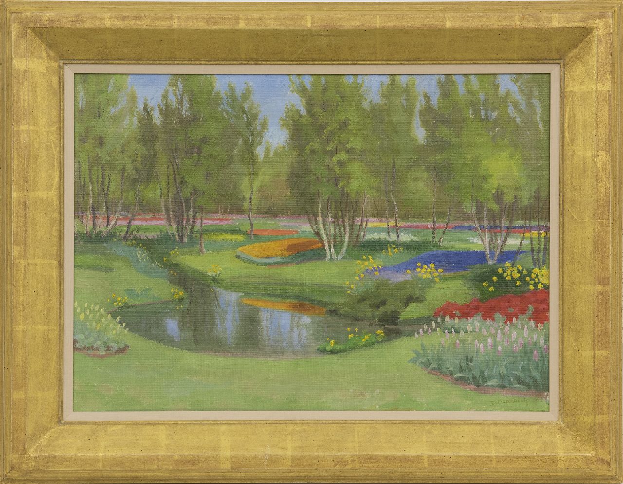 Smorenberg D. | Dirk Smorenberg | Schilderijen te koop aangeboden | De Keukenhof, olieverf op doek 40,3 x 55,5 cm, gesigneerd rechtsonder Smorenberg D. | Dirk Smorenberg | Schilderijen te koop aangeboden | De Keukenhof, olieverf op doek 40,3 x 55,5 cm, gesigneerd rechtsonder