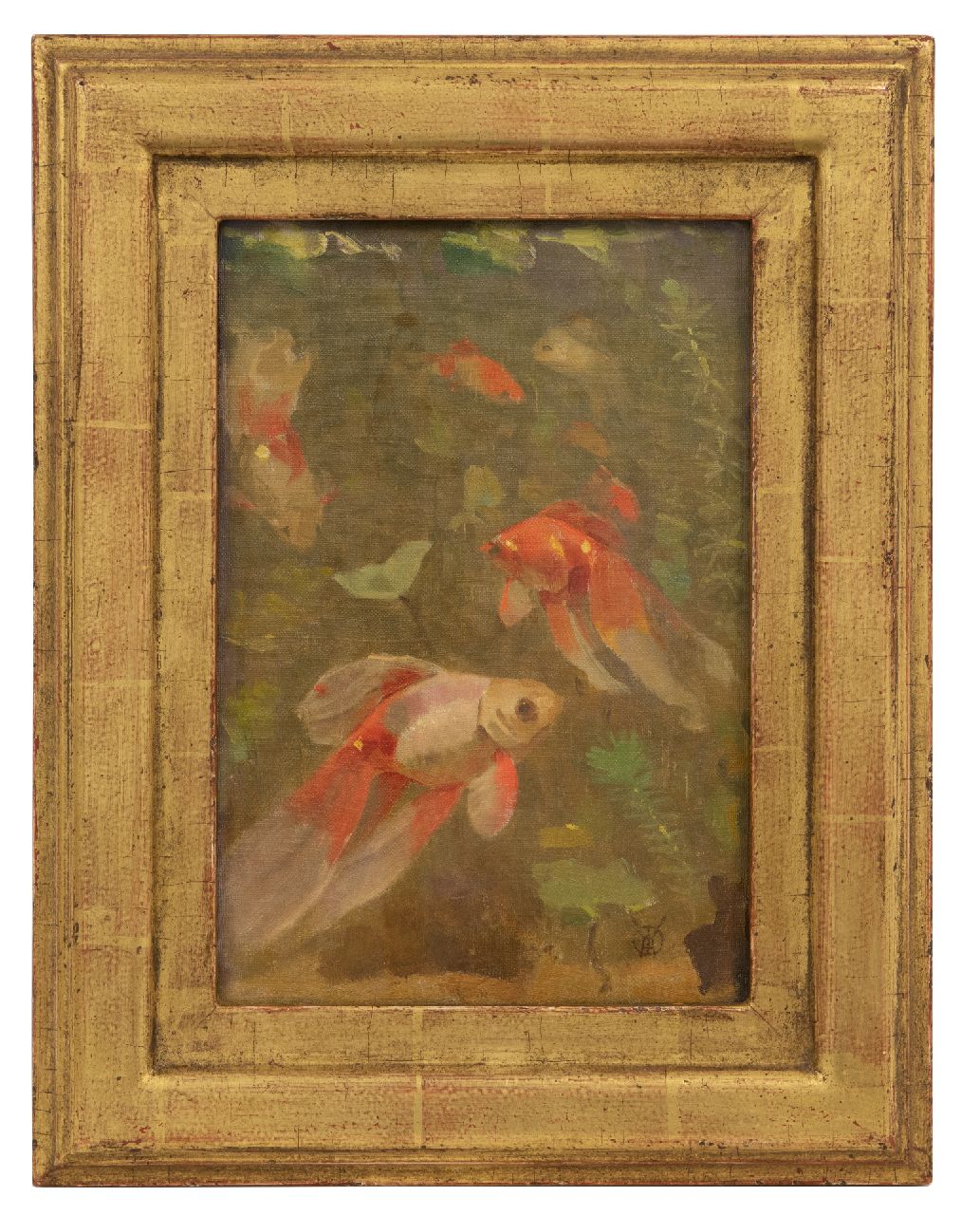 Dijsselhof G.W. | Gerrit Willem Dijsselhof | Schilderijen te koop aangeboden | Sluierstaarten, olieverf op doek op board 24,3 x 16,9 cm, gesigneerd rechtsonder met monogram Dijsselhof G.W. | Gerrit Willem Dijsselhof | Schilderijen te koop aangeboden | Sluierstaarten, olieverf op doek op board 24,3 x 16,9 cm, gesigneerd rechtsonder met monogram