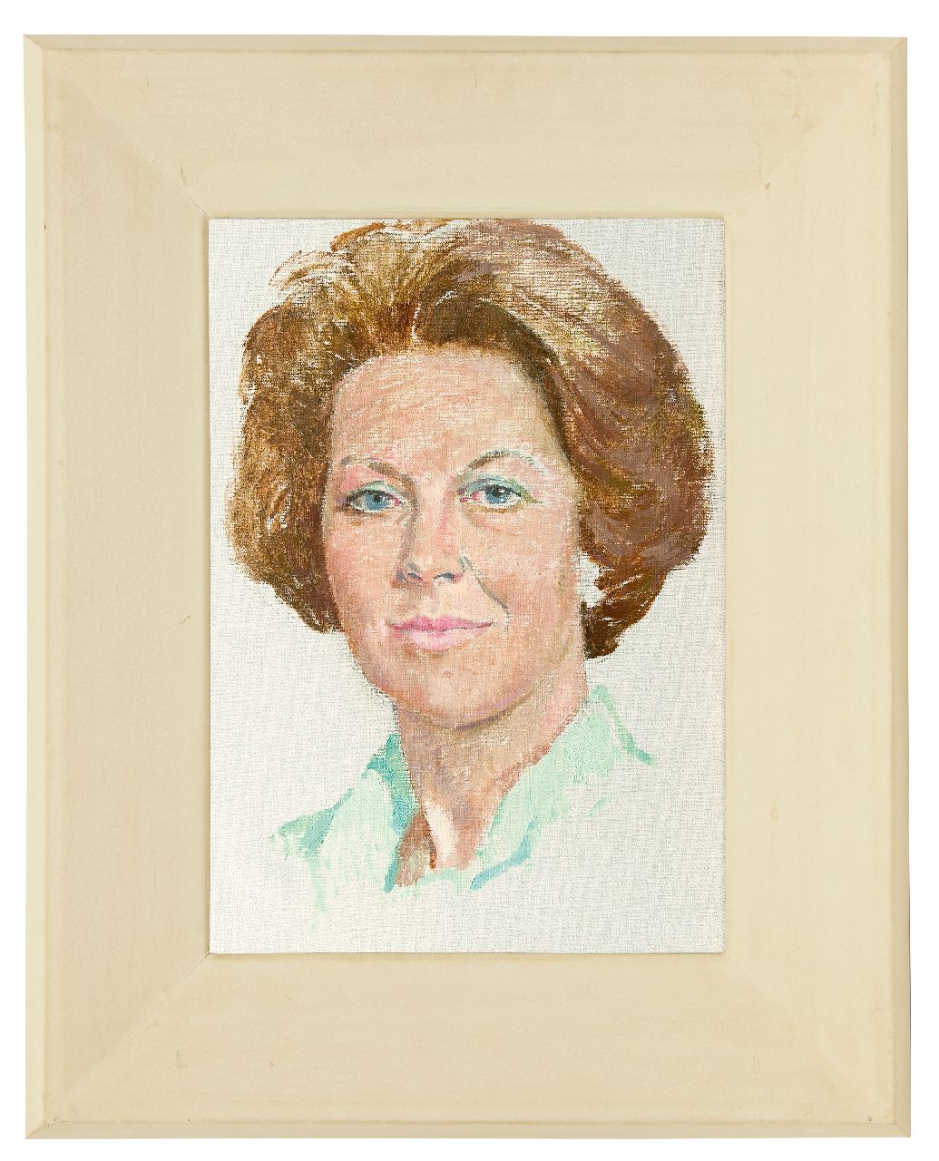 Boer H. de | Hessel de Boer | Schilderijen te koop aangeboden | Portret van koningin Beatrix, olieverf op doek 46,2 x 32,3 cm Boer H. de | Hessel de Boer | Schilderijen te koop aangeboden | Portret van koningin Beatrix, olieverf op doek 46,2 x 32,3 cm